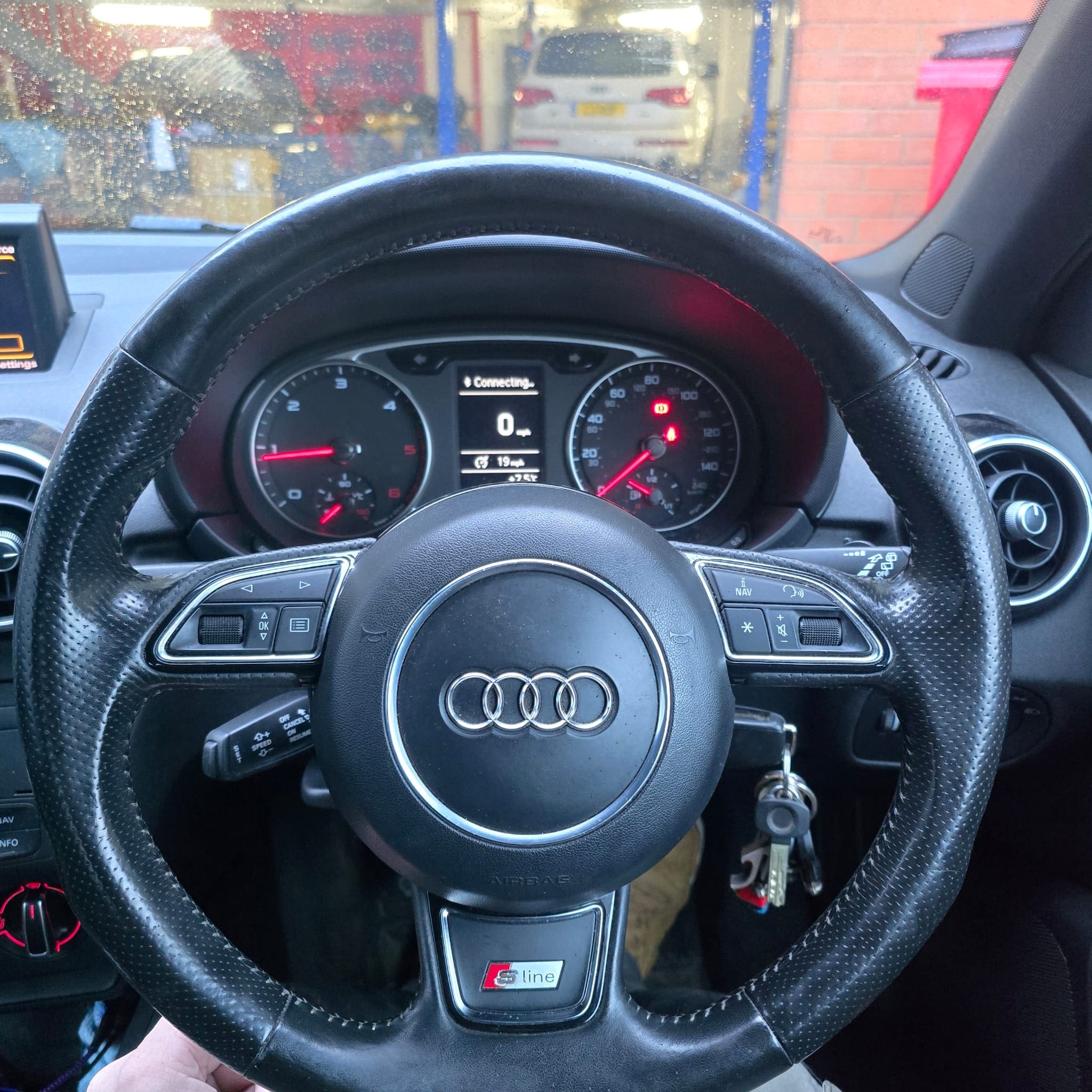 Audi A1 Retrofit Cruise Control Installed