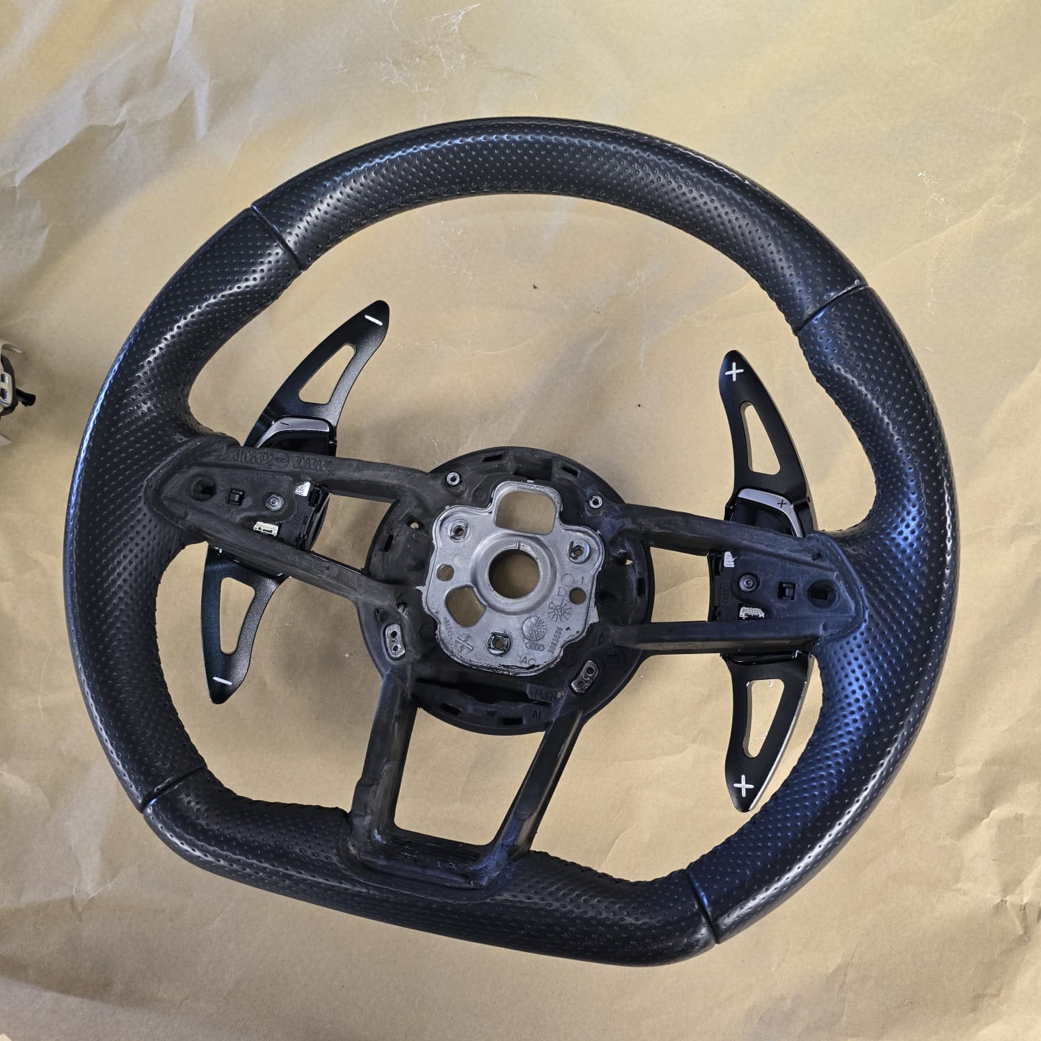 Audi R8 luxury steering wheel retrofit
