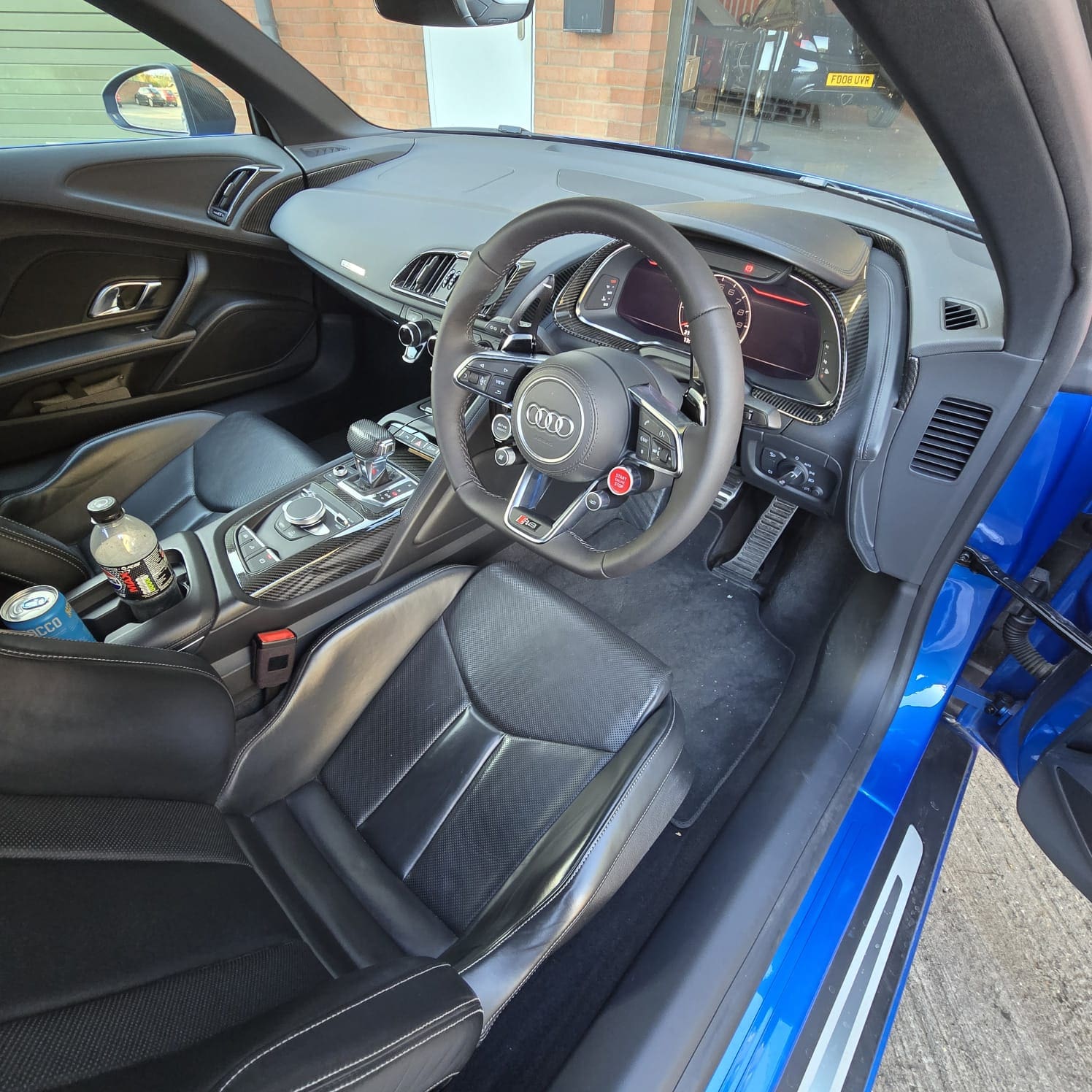 Audi R8 steering wheel upgrade