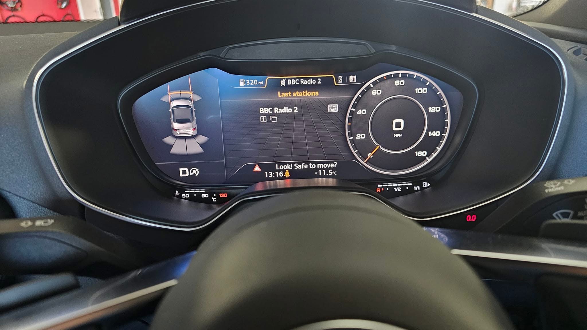 Audi TT 8S front parking sensor retrofit