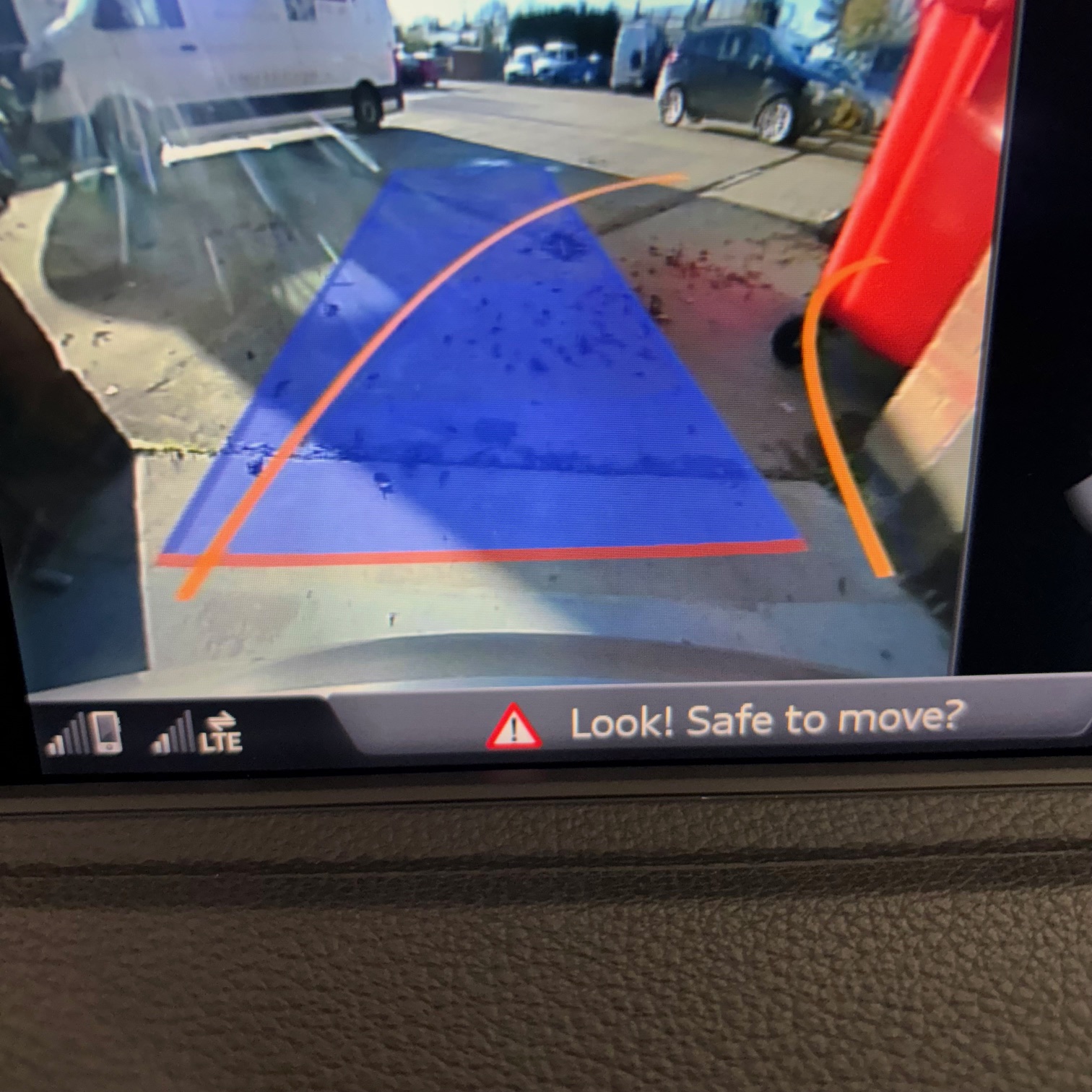Audi retrofit reverse camera handle integration