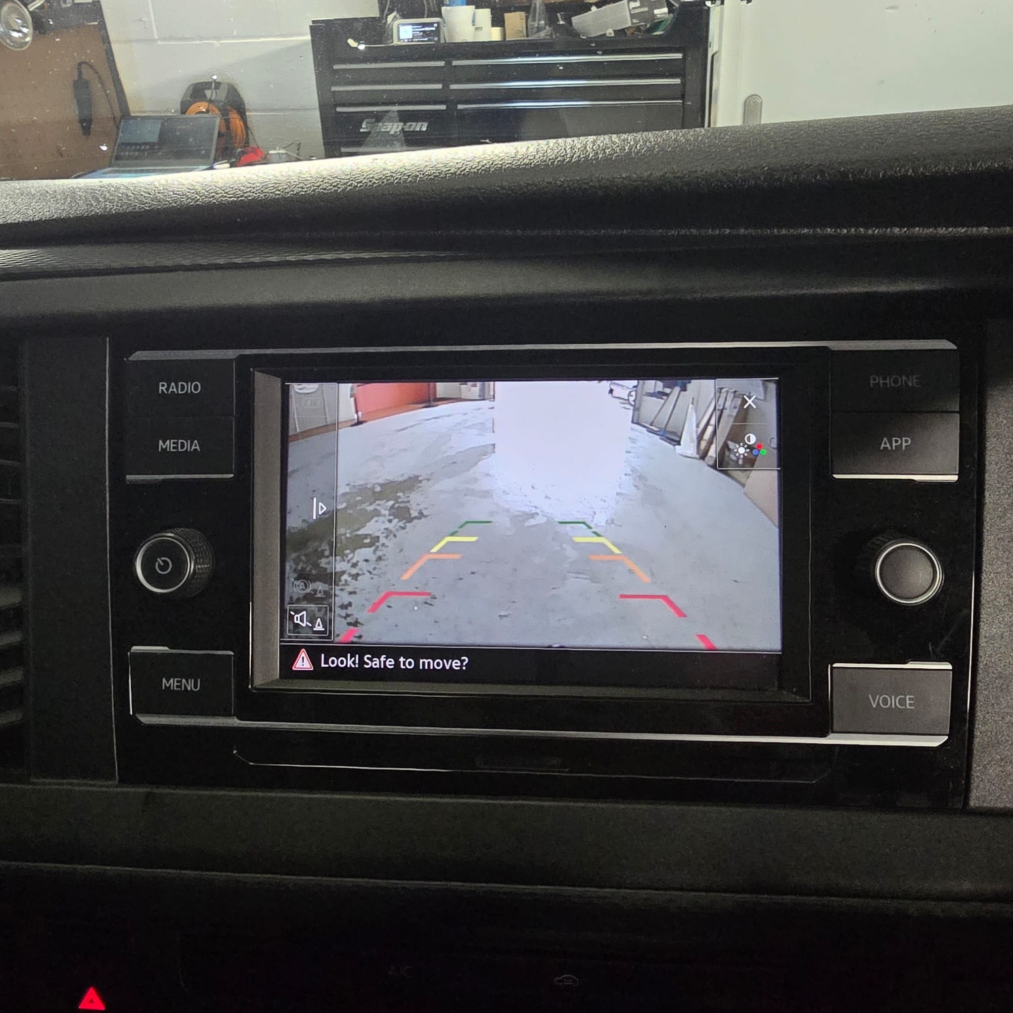Campervan Camera Retrofit Close-Up