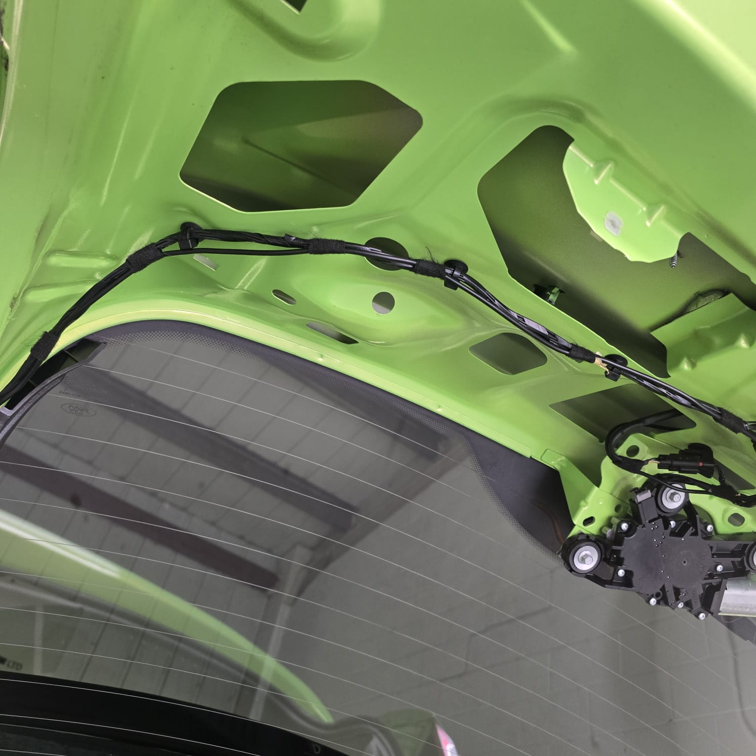 Ford Focus RS Rear Camera Wiring Route