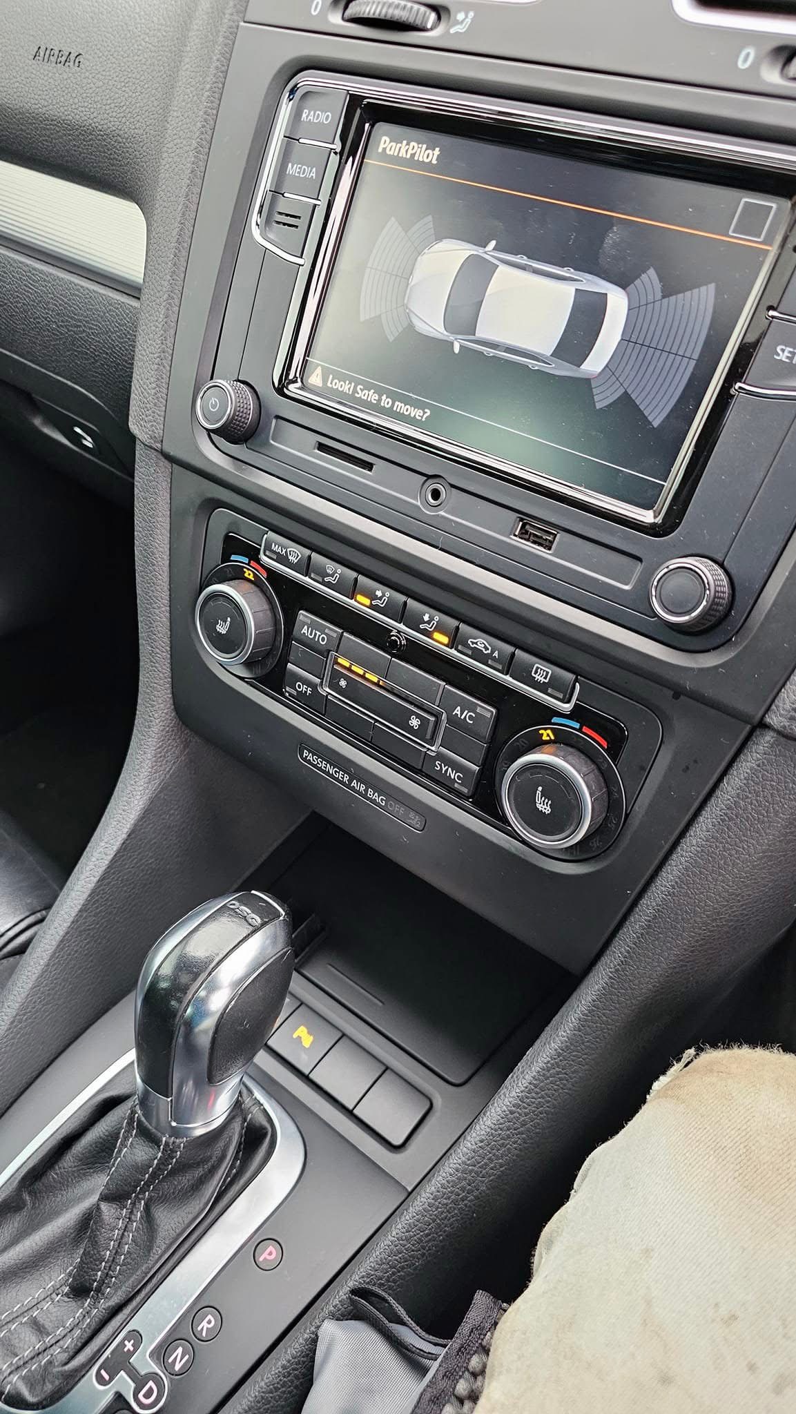 Golf Mk6 R factory activation button for front sensors