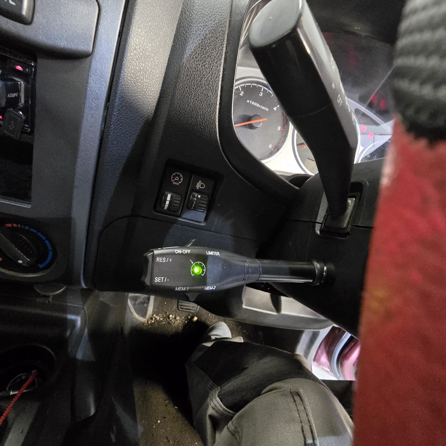 Aftermarket cruise control system fitted Great Wall Steed