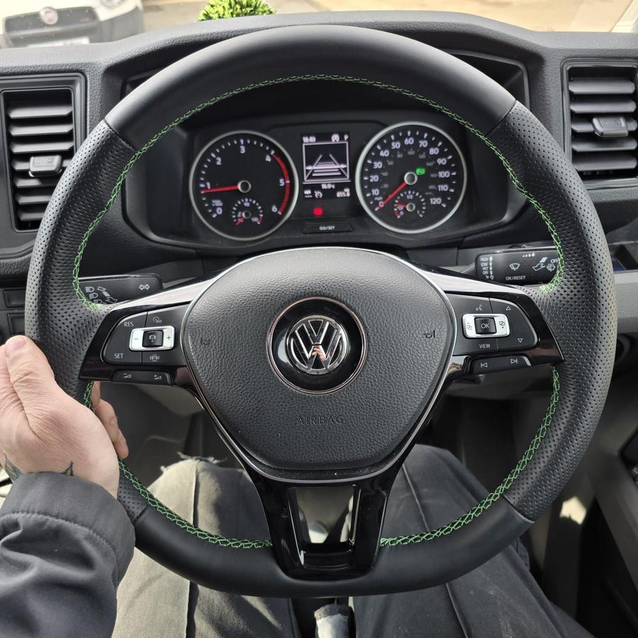 Custom Leather Van Steering Wheel Options