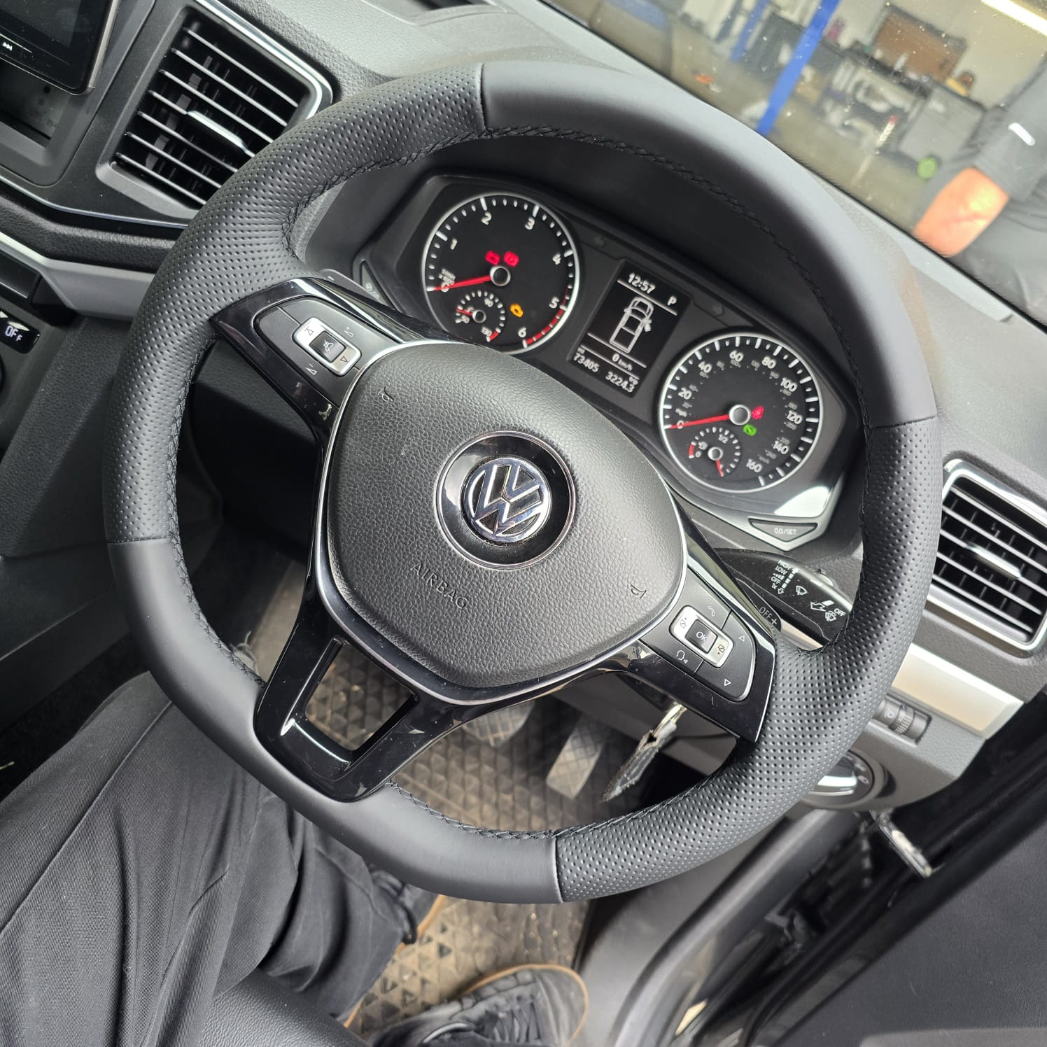 Volkswagen Amarok DSG paddle shift steering wheel retrofit