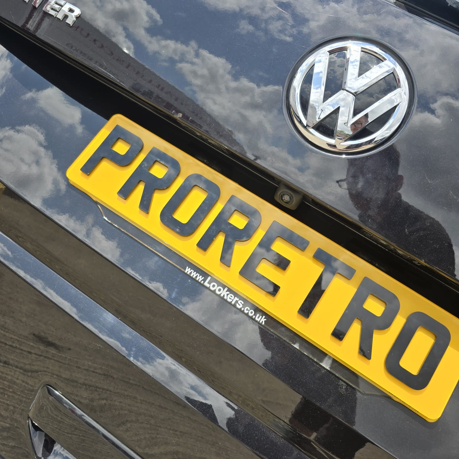 Volkswagen T6.1 rear view camera retrofit with factory integration