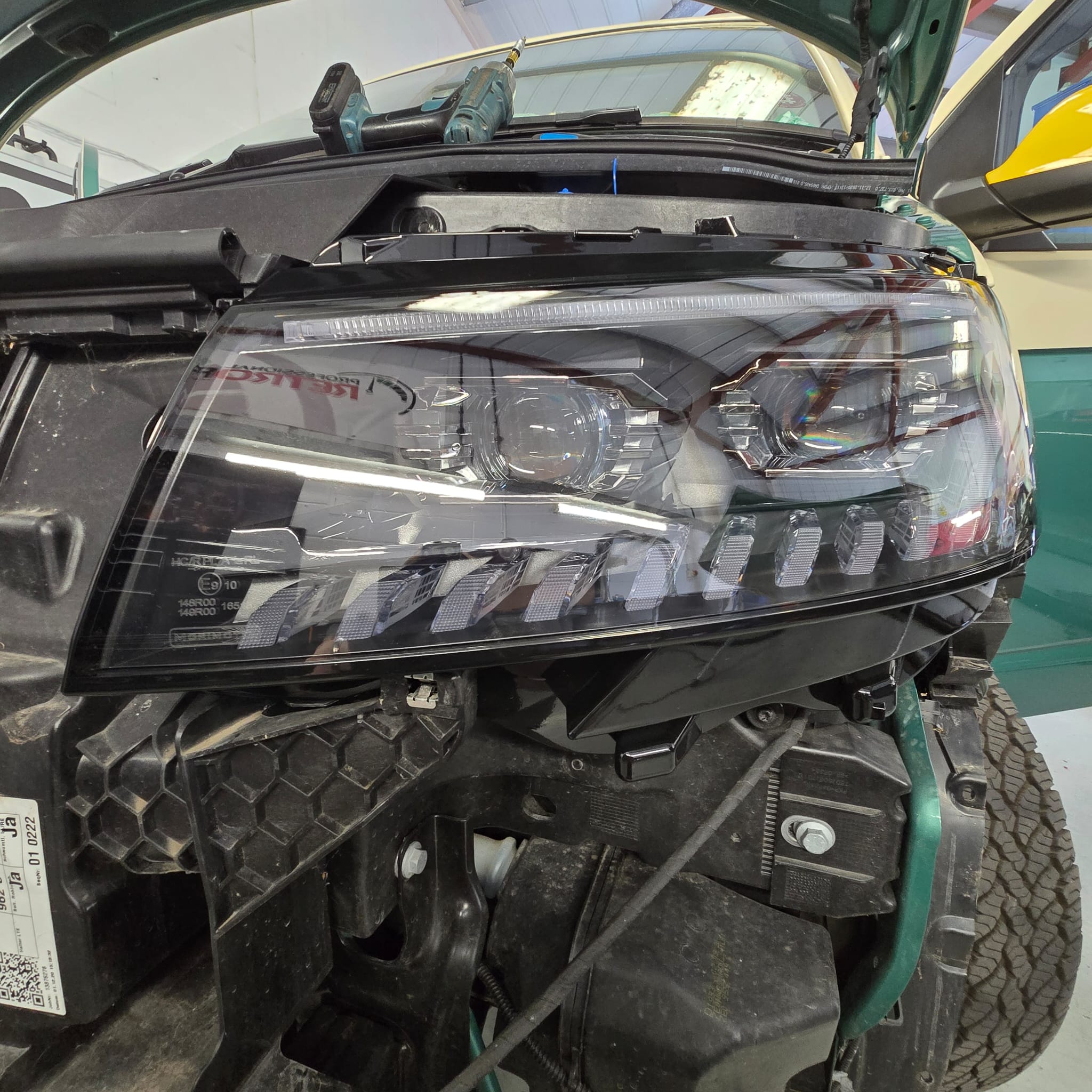 VW T6.1 HQ LED Headlights Retrofit Front View