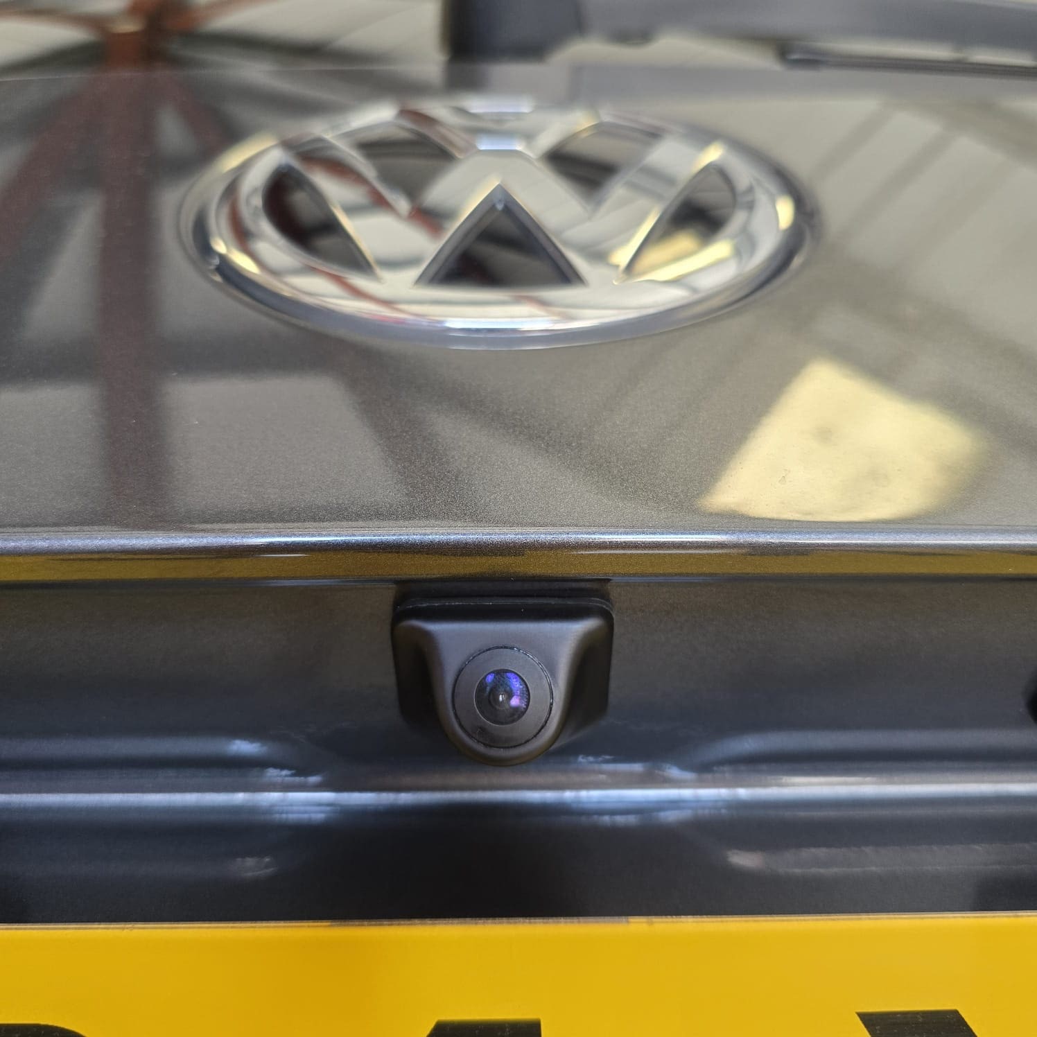 Volkswagen rear view camera retrofit professional installation