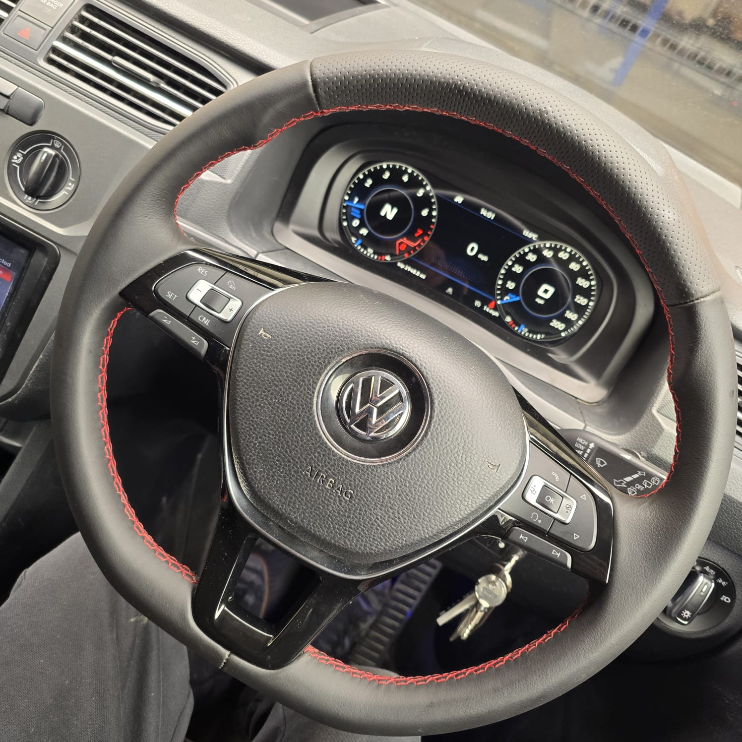 VW Caddy cruise control and auto light switch installation