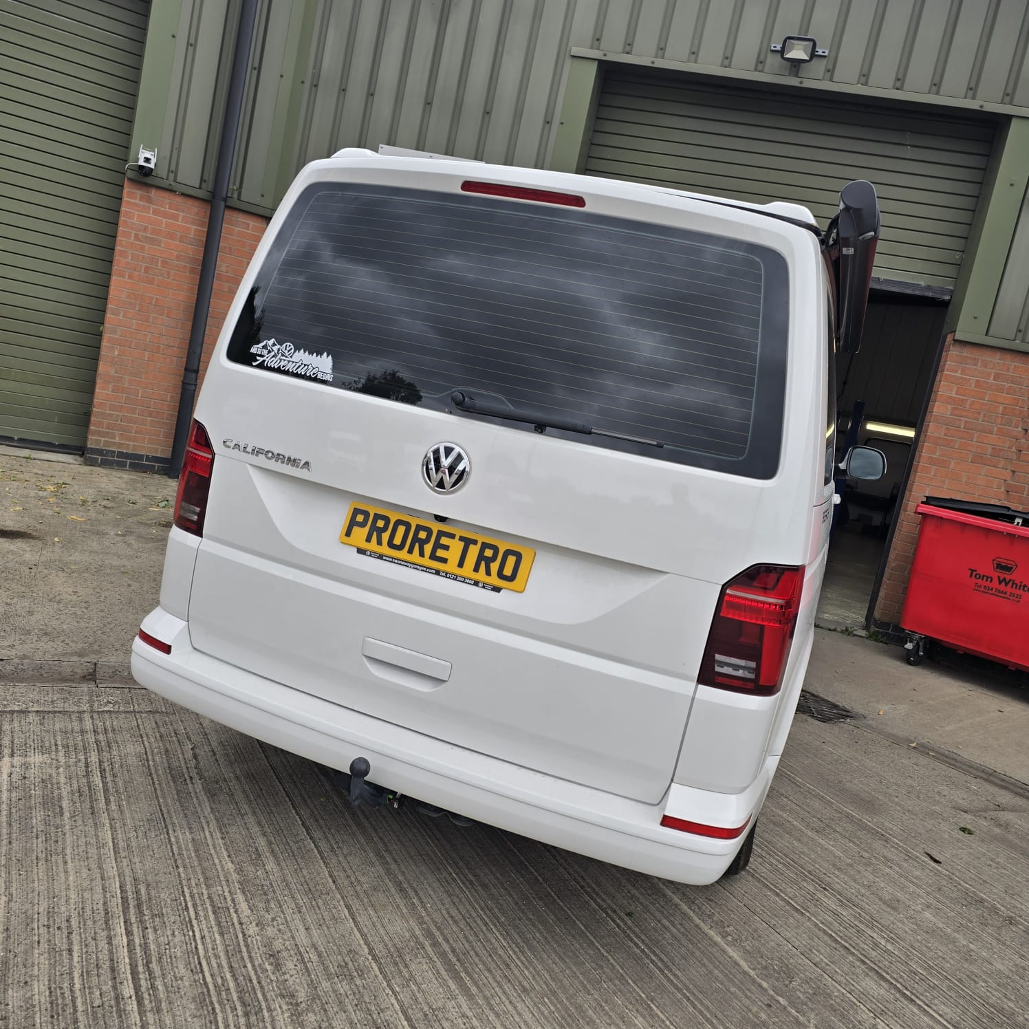 VW California Dash Cam Retrofit Front Camera View