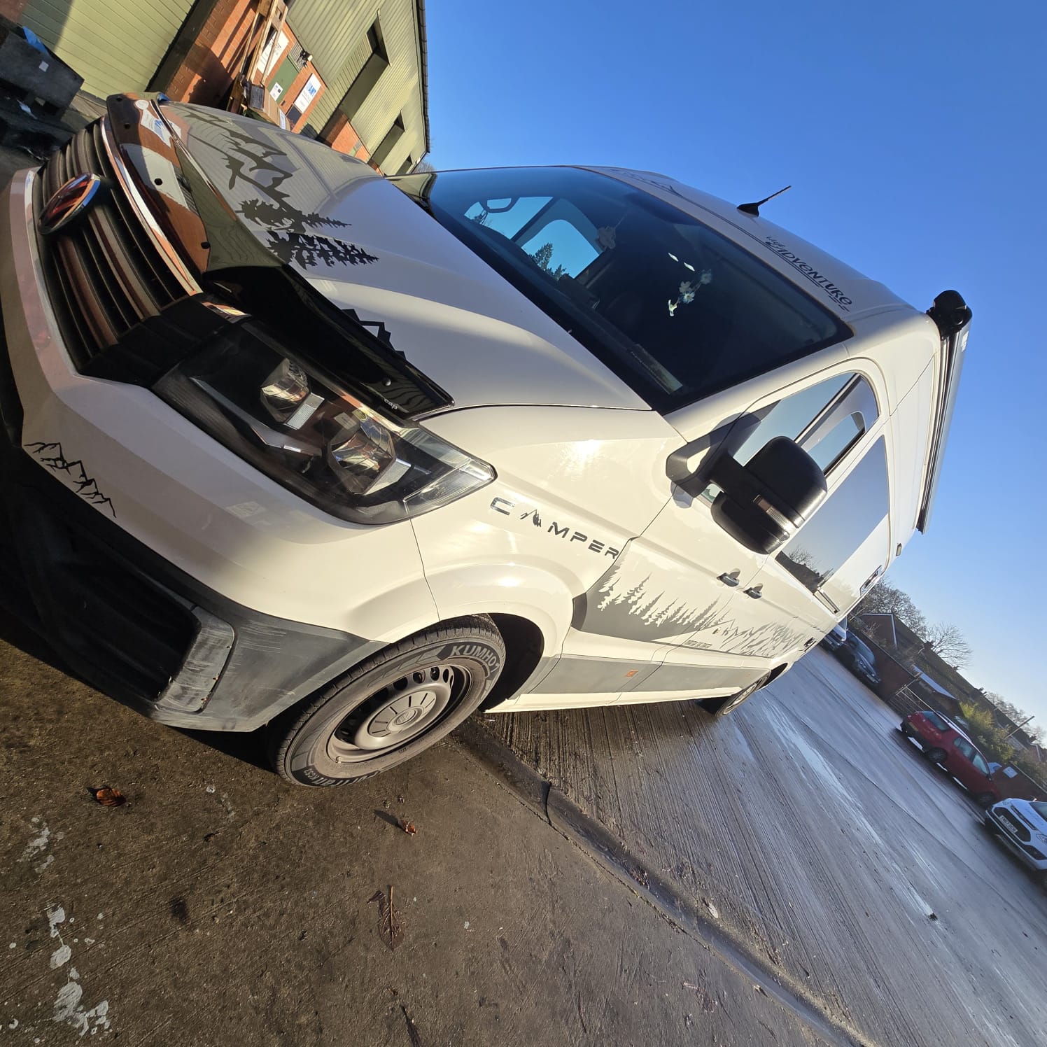 VW Crafter camper steering wheel with ACC buttons