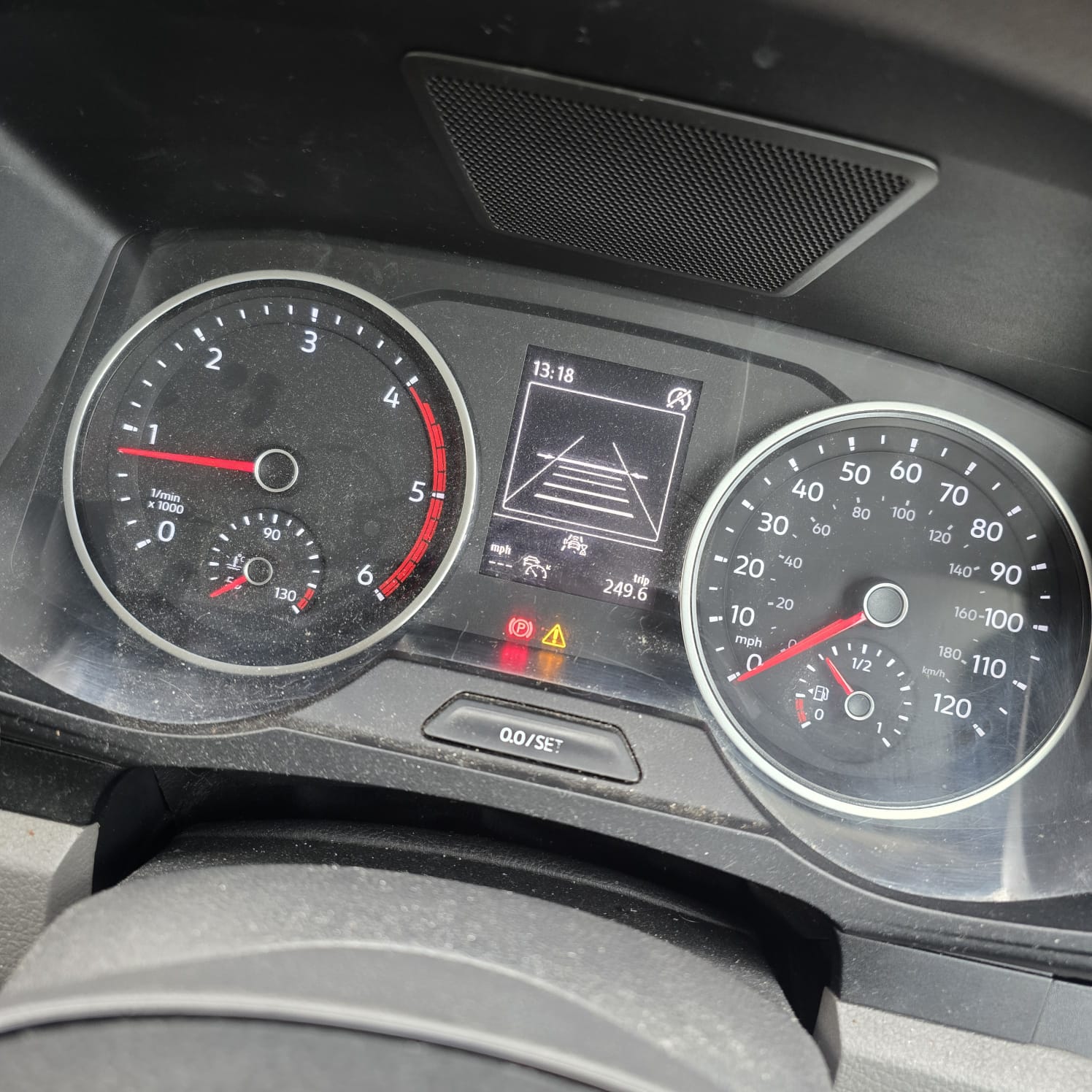 VW Crafter ACC retrofit installation with OEM radar and steering wheel buttons