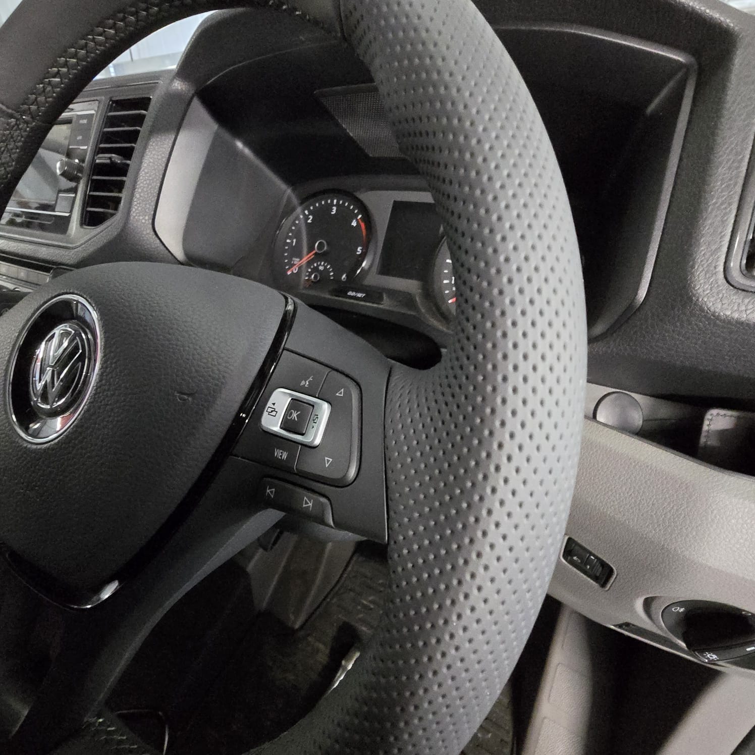 VW Crafter UK-Made Nappa Leather Steering Wheel