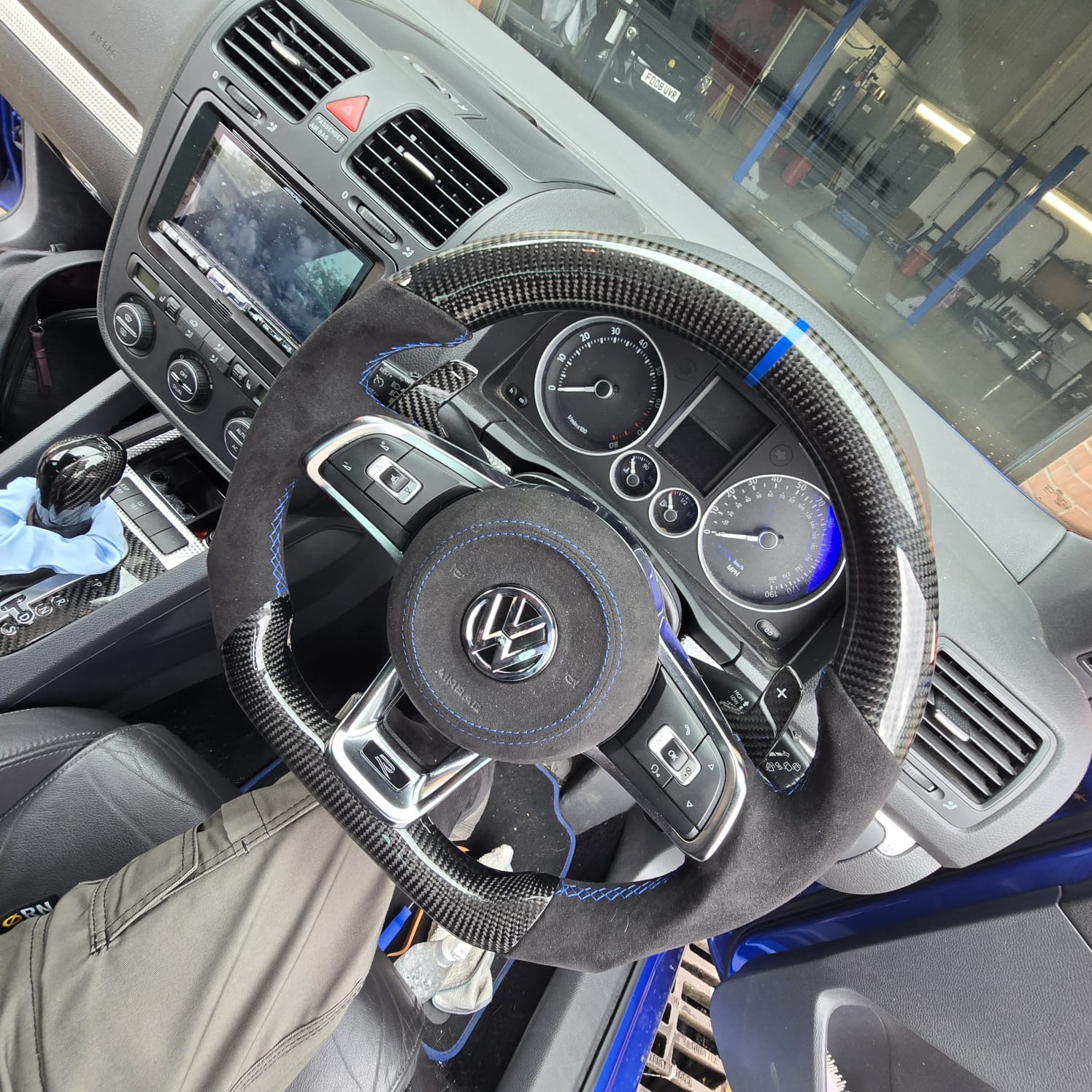 Golf Mk5 R32 Golf Mk7 R steering wheel upgrade