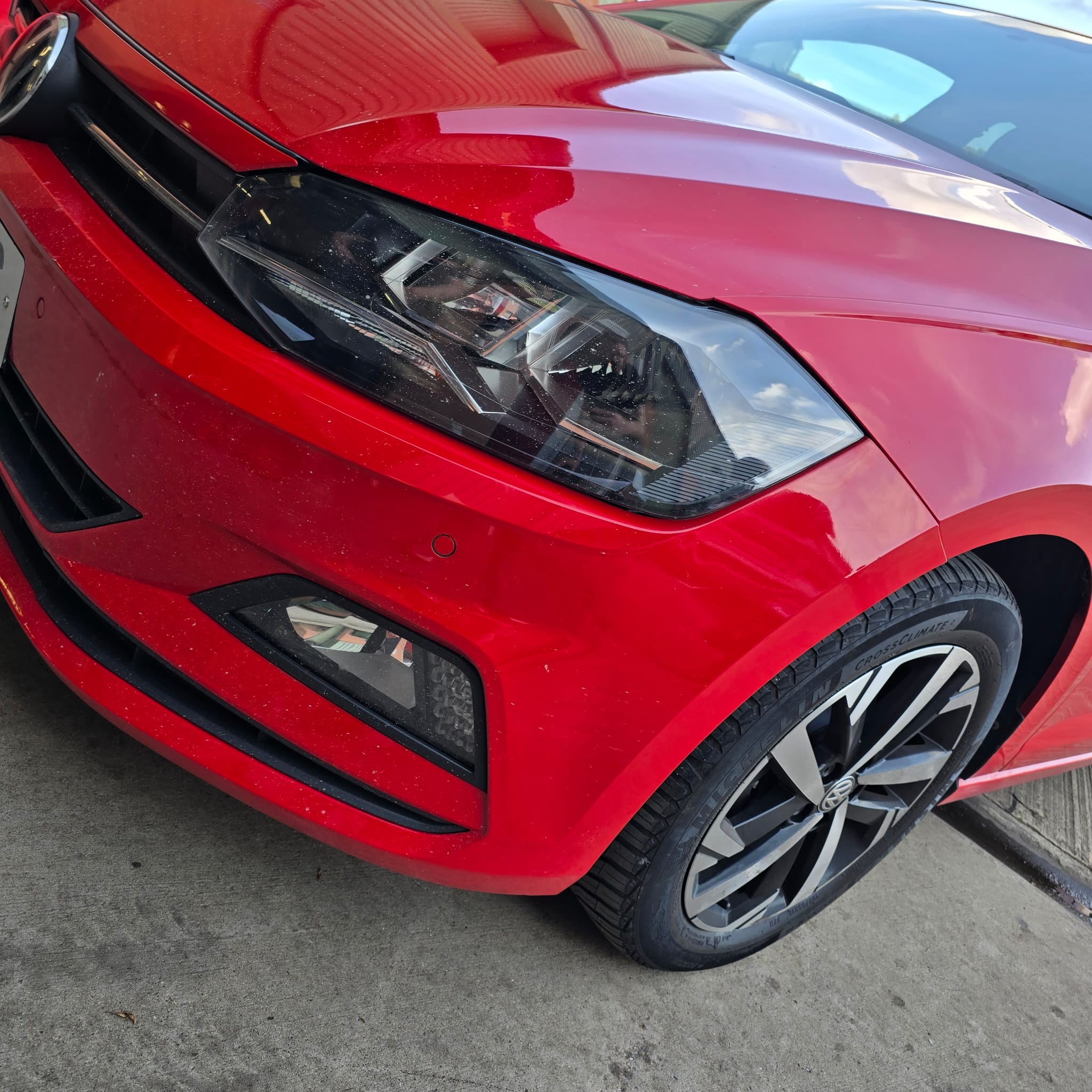 OEM wiring and coding for VW Polo AW PDC retrofit