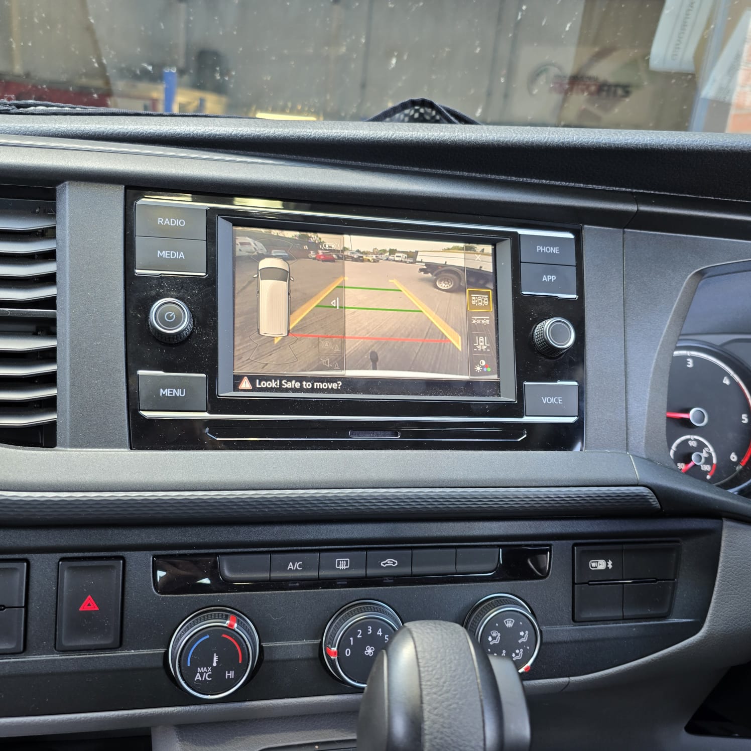 Blidworth VW T6.1 California camera and parking sensor retrofit