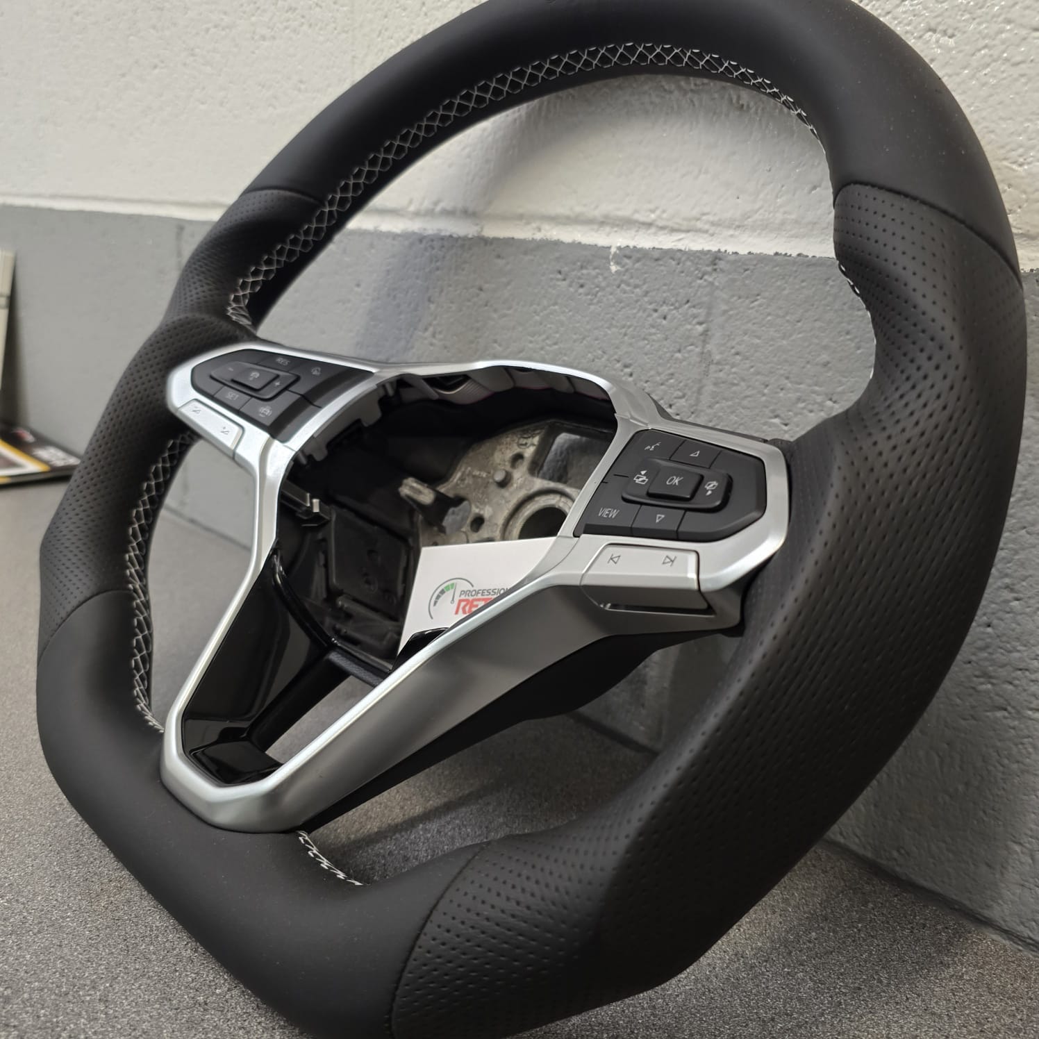 BadBoy Steering Wheel Ready for Installation