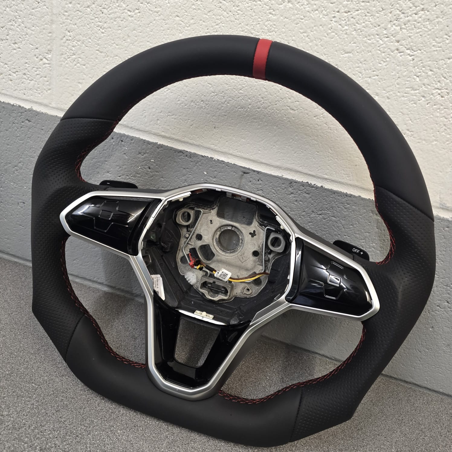 VW T6.1 DSG BadBoy steering wheel retrofit with UK craftsmanship