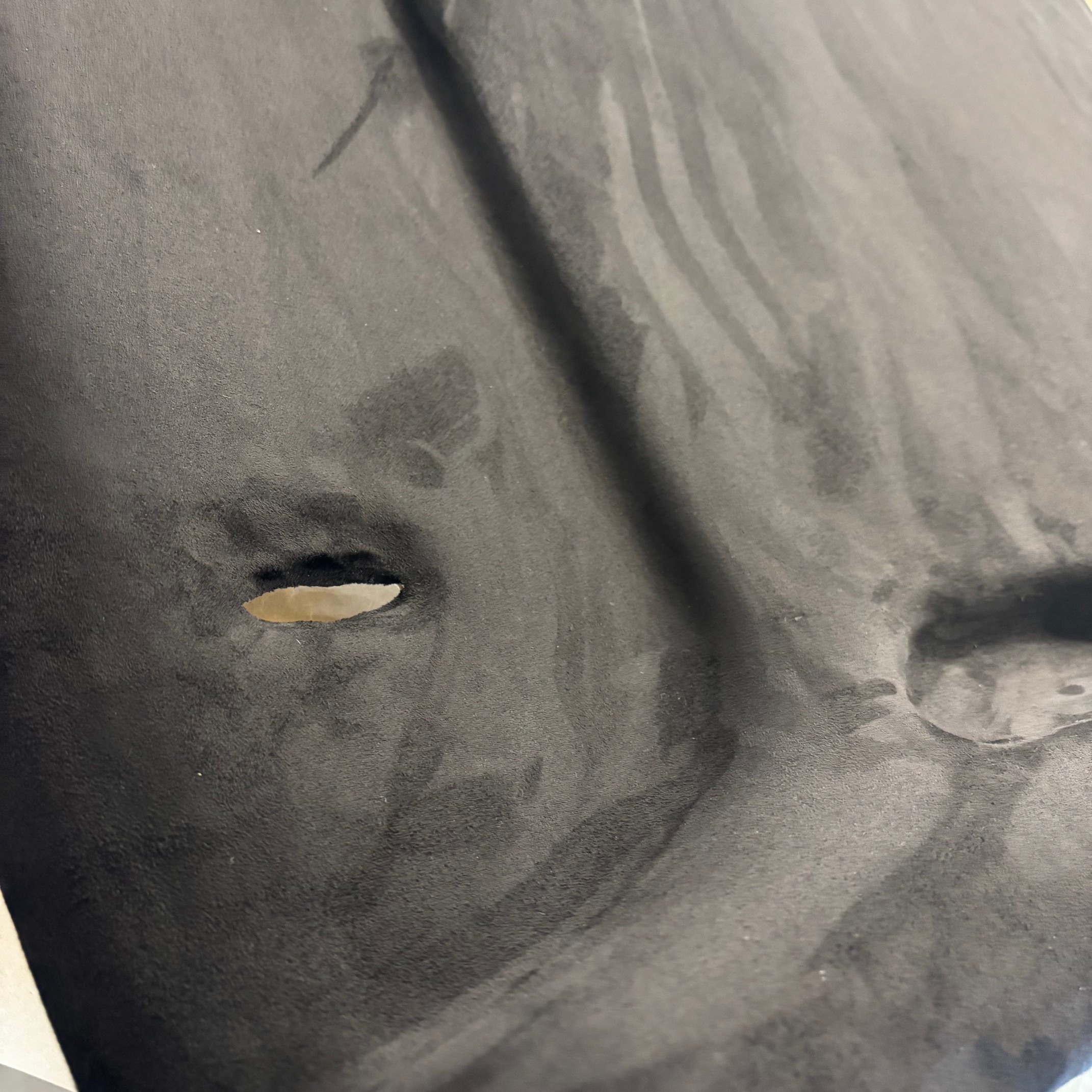 T6.1 black suede ceiling retrofit finish