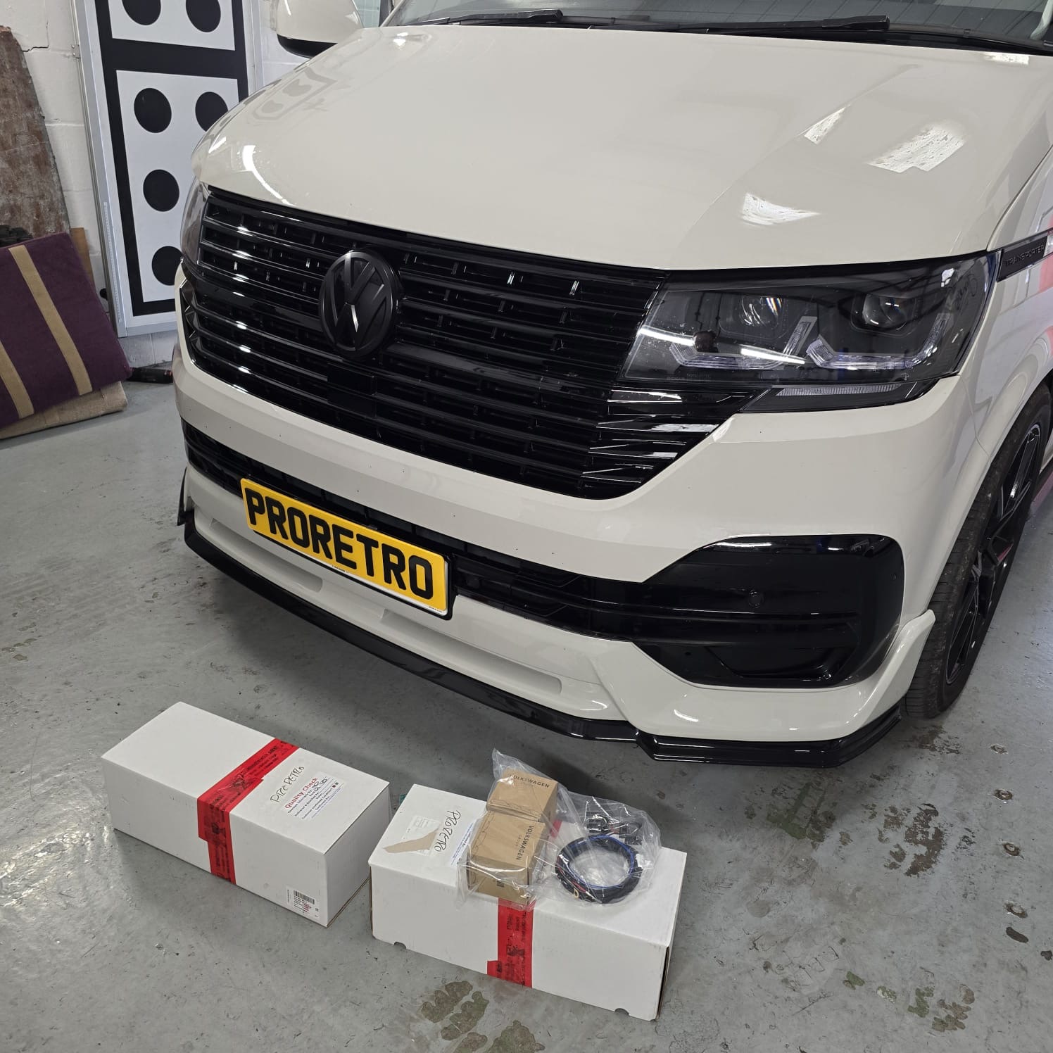 VW T6.1 OEM fog lights with factory switch