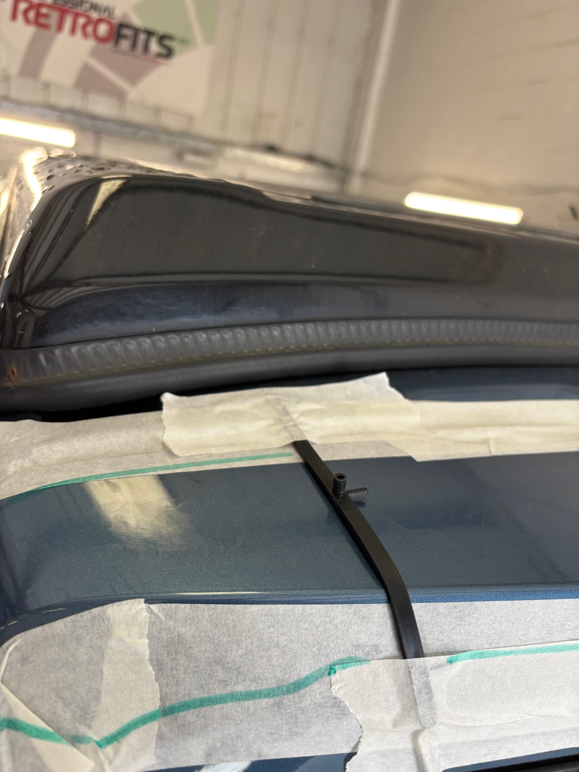 VW T6 tailgate spoiler colour matched