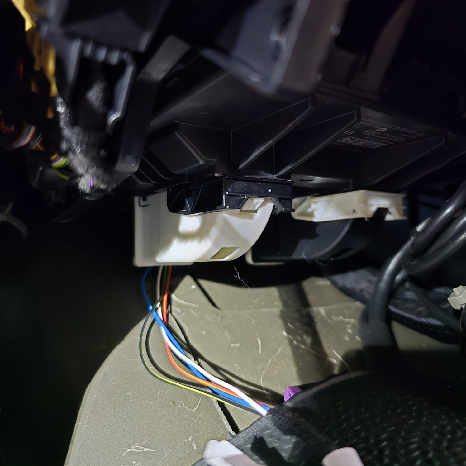 VW upgrade process in vw-t6-cruise-control-installation-coventry-airbag-ecu-wiring