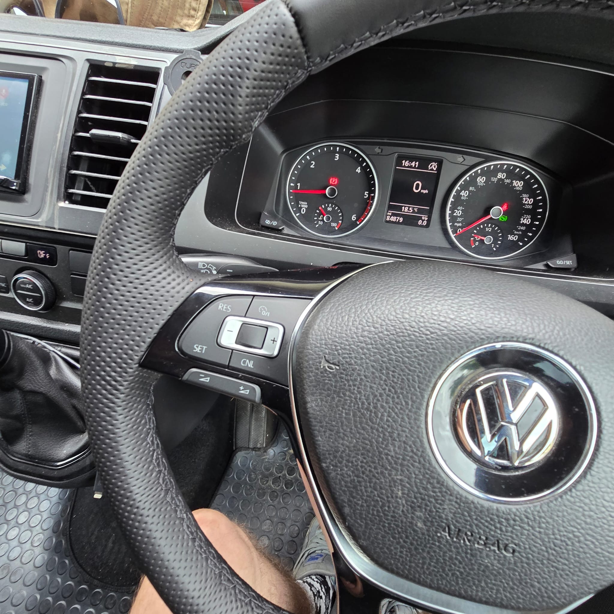 Cruise control integration and DSG steering wheel retrofit on VW T6