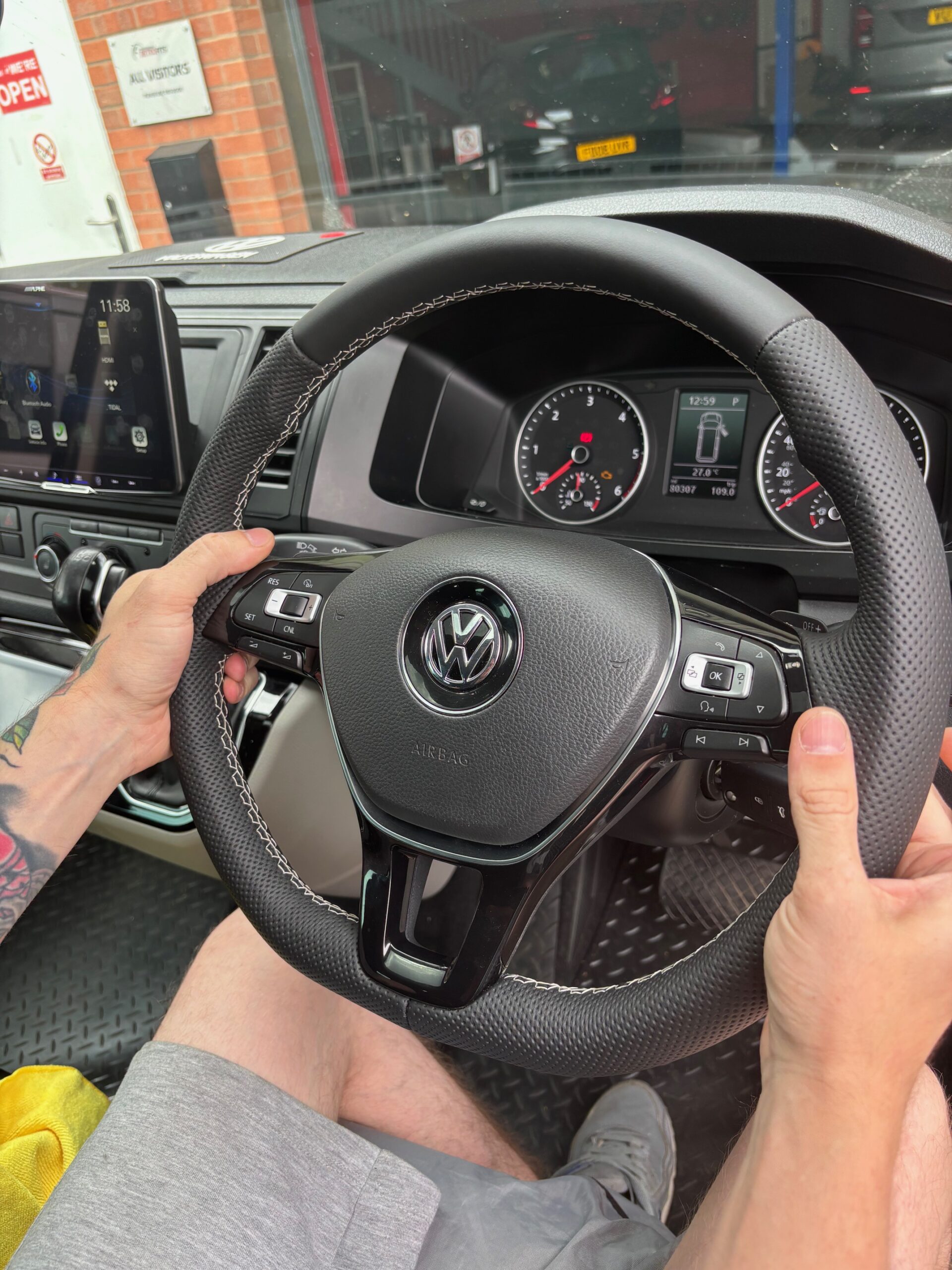 DSG paddle shift upgrade Transporter steering wheel
