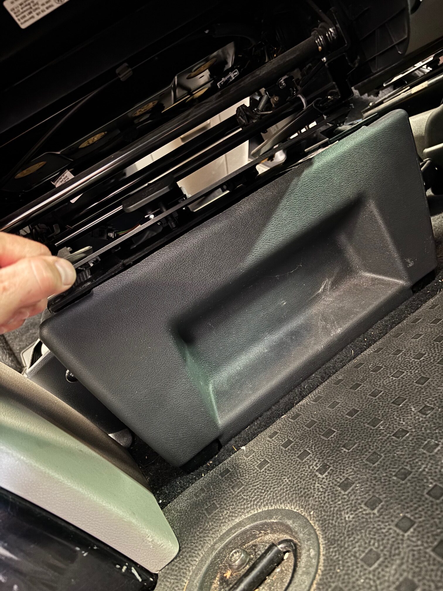 VW Transporter driver seat swivel base installation