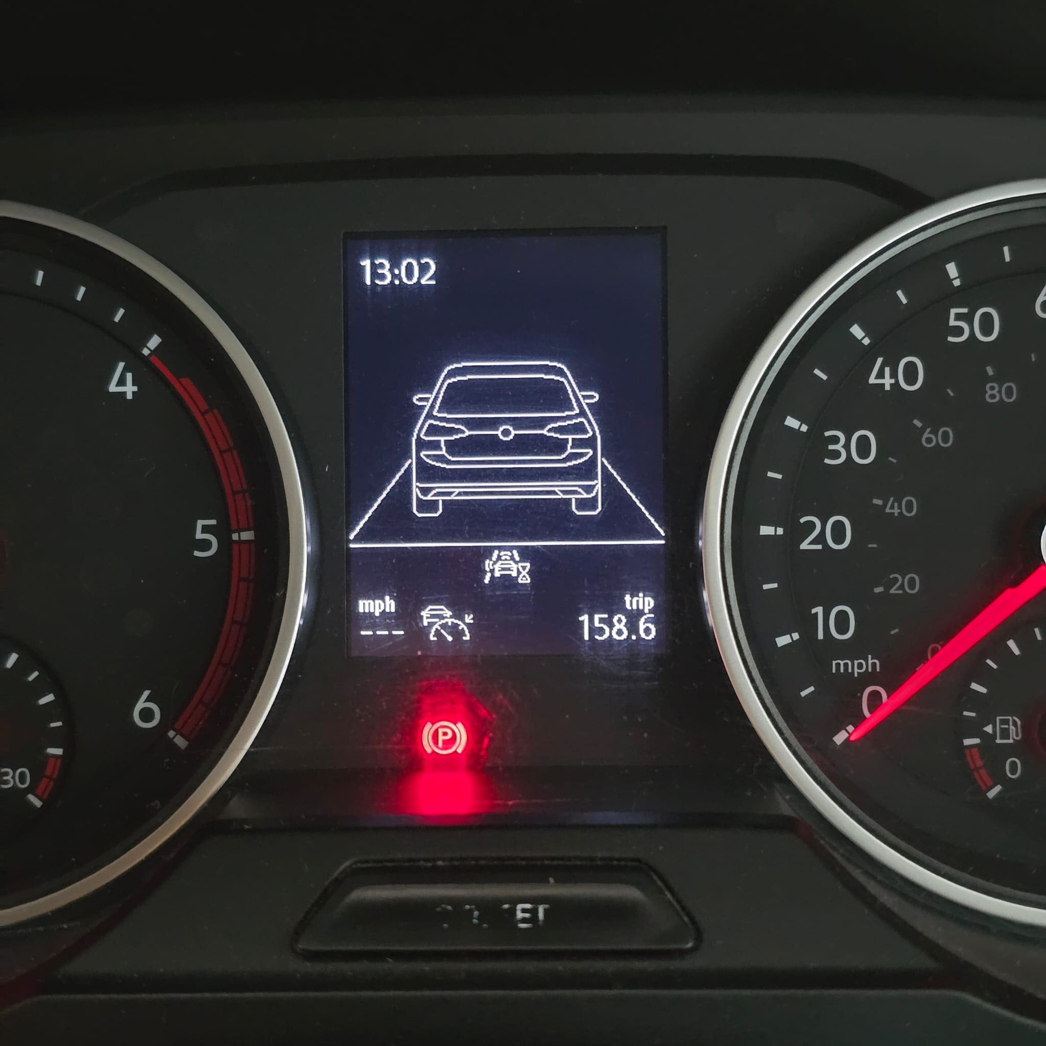 Volkswagen Crafter pre-facelift interior updated with newer steering wheel retrofit