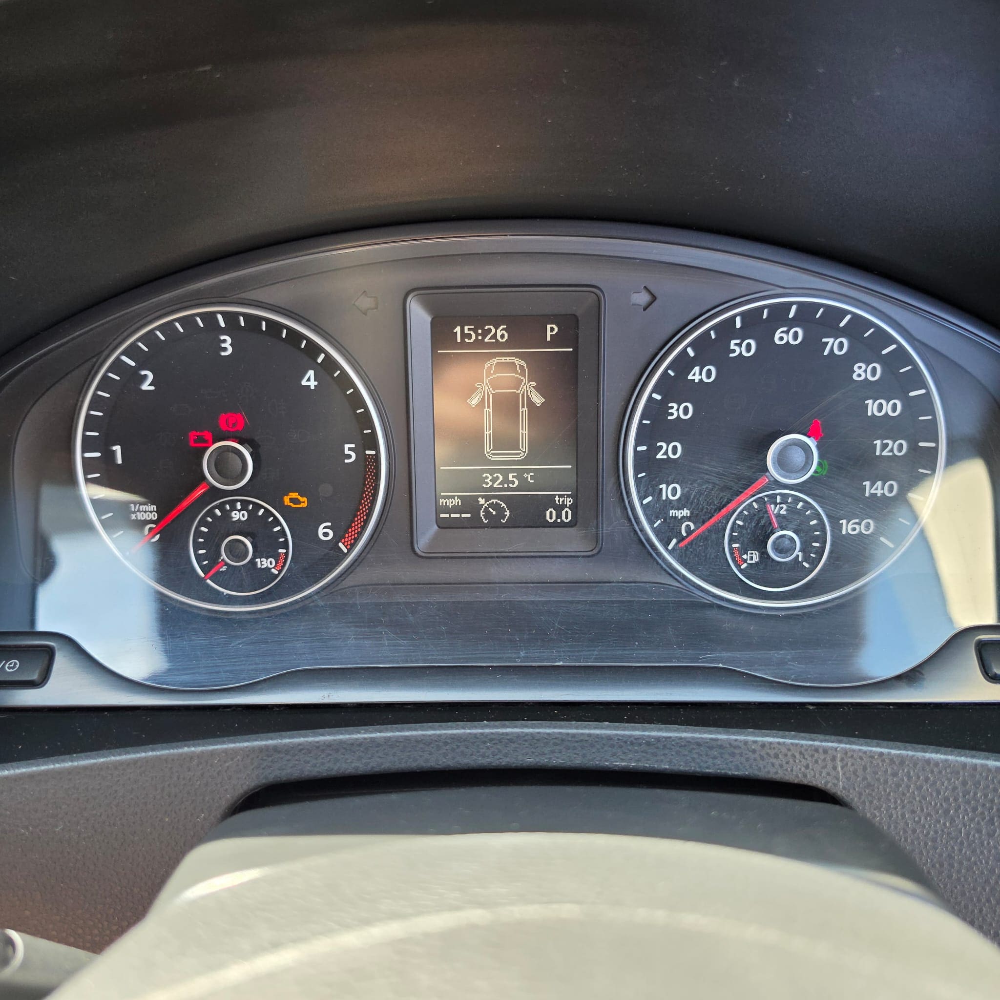 Volkswagen T5.1 retrofit combining media upgrade camera and cruise control