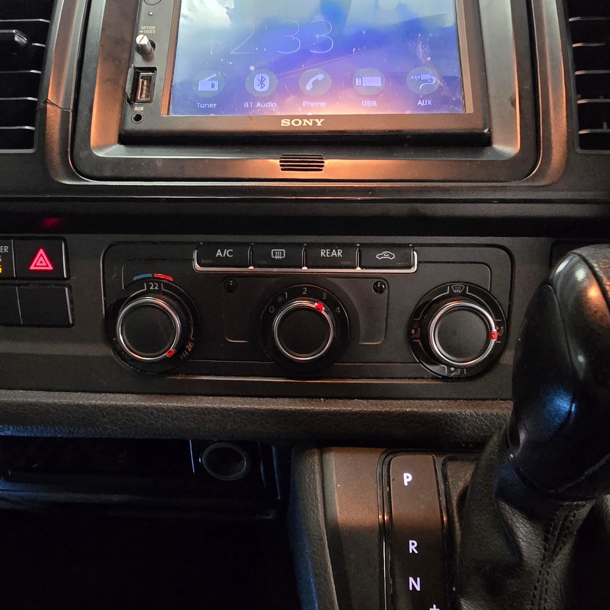 Transporter heater repair diagnosis showing hot or cold only fault