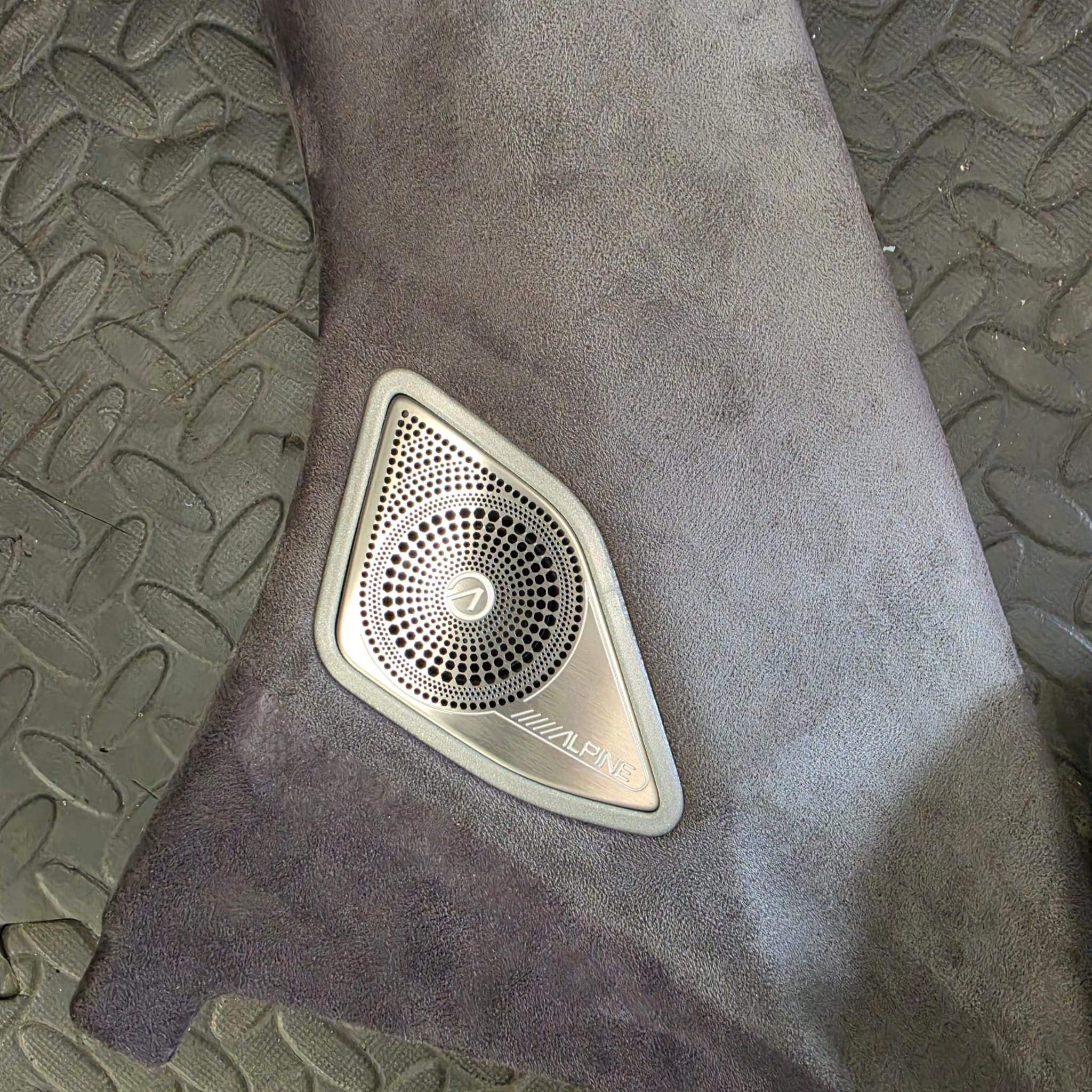 Transporter T6.1 door soundproofing work for Alpine speaker upgrade