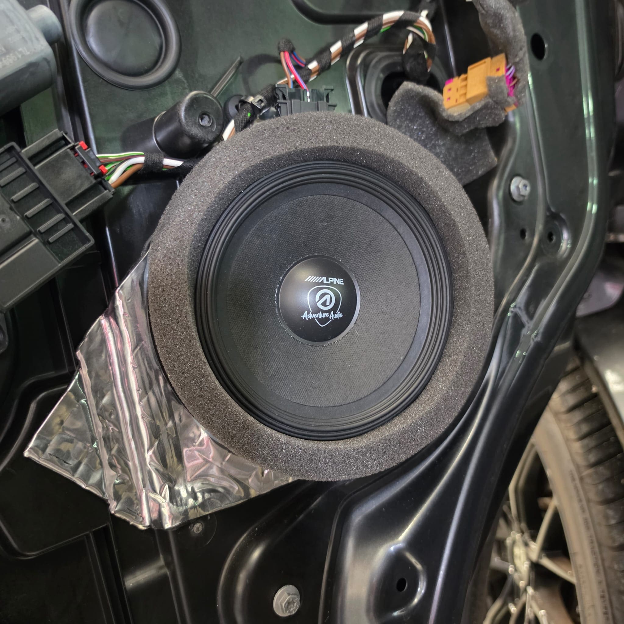 Volkswagen Transporter T6.1 door treatment for improved bass response