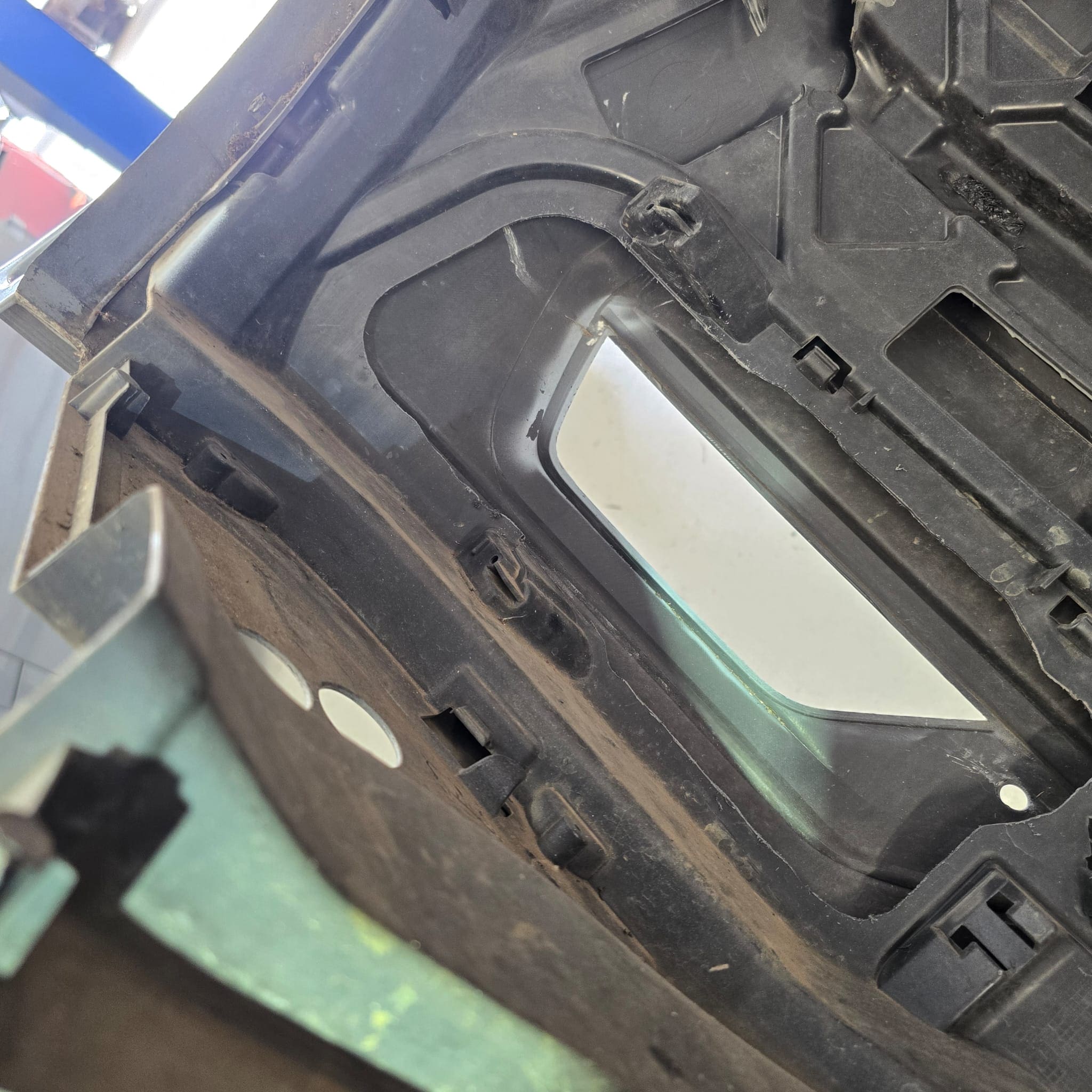 Volkswagen Transporter T6.1 front end after genuine fog light retrofit