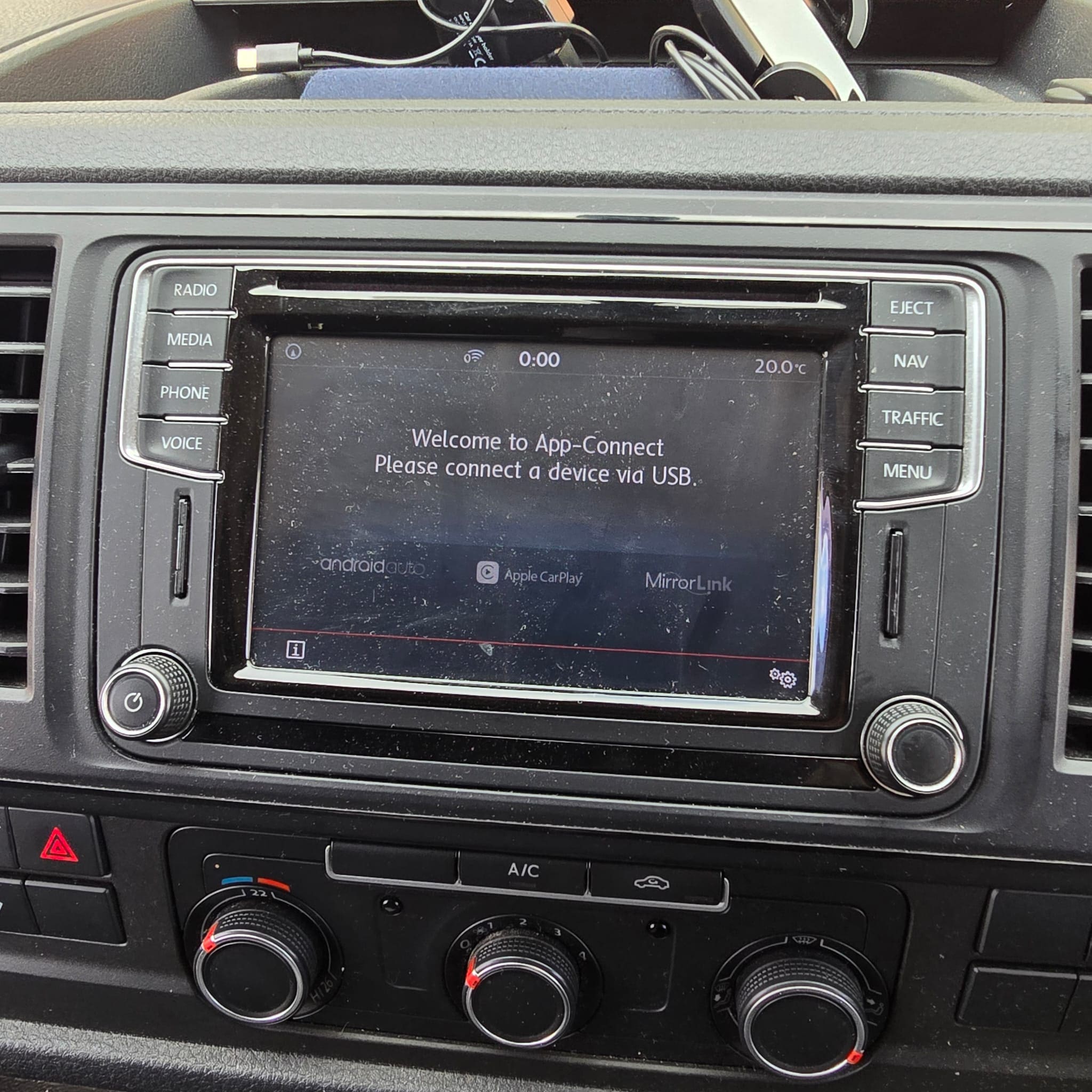 Volkswagen Transporter T6 infotainment activation with genuine factory App-Connect licence