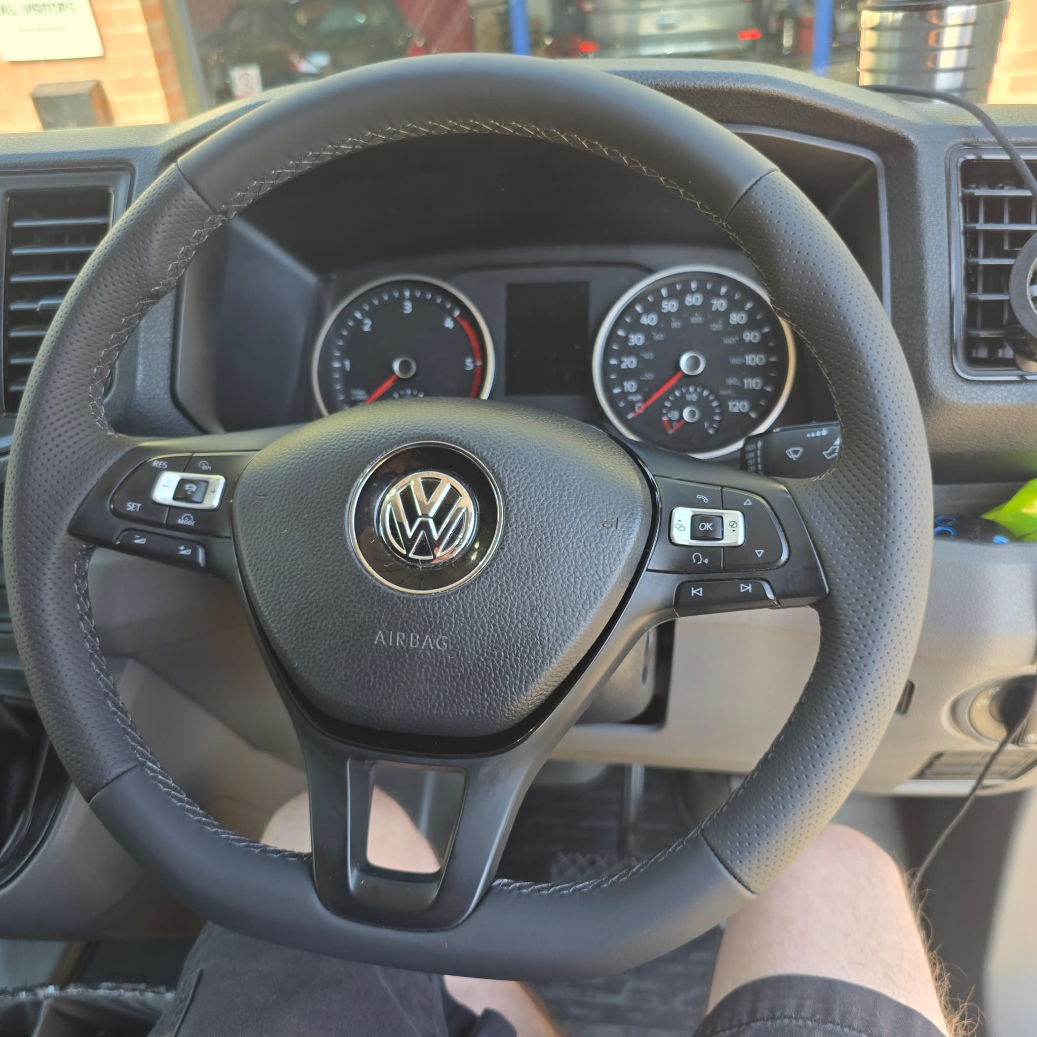 VW Crafter steering wheel retrofit quality craftsmanship