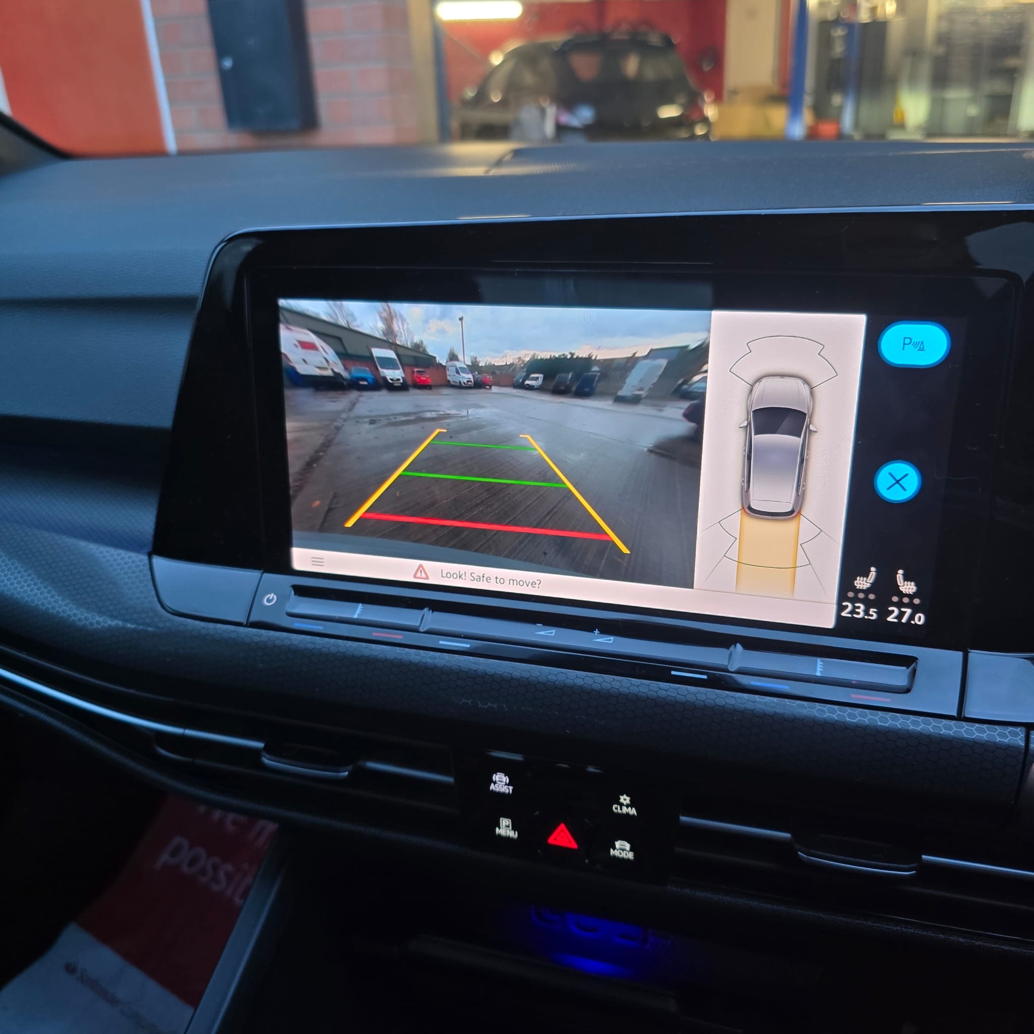 VW Golf MK8 GTI rear camera install