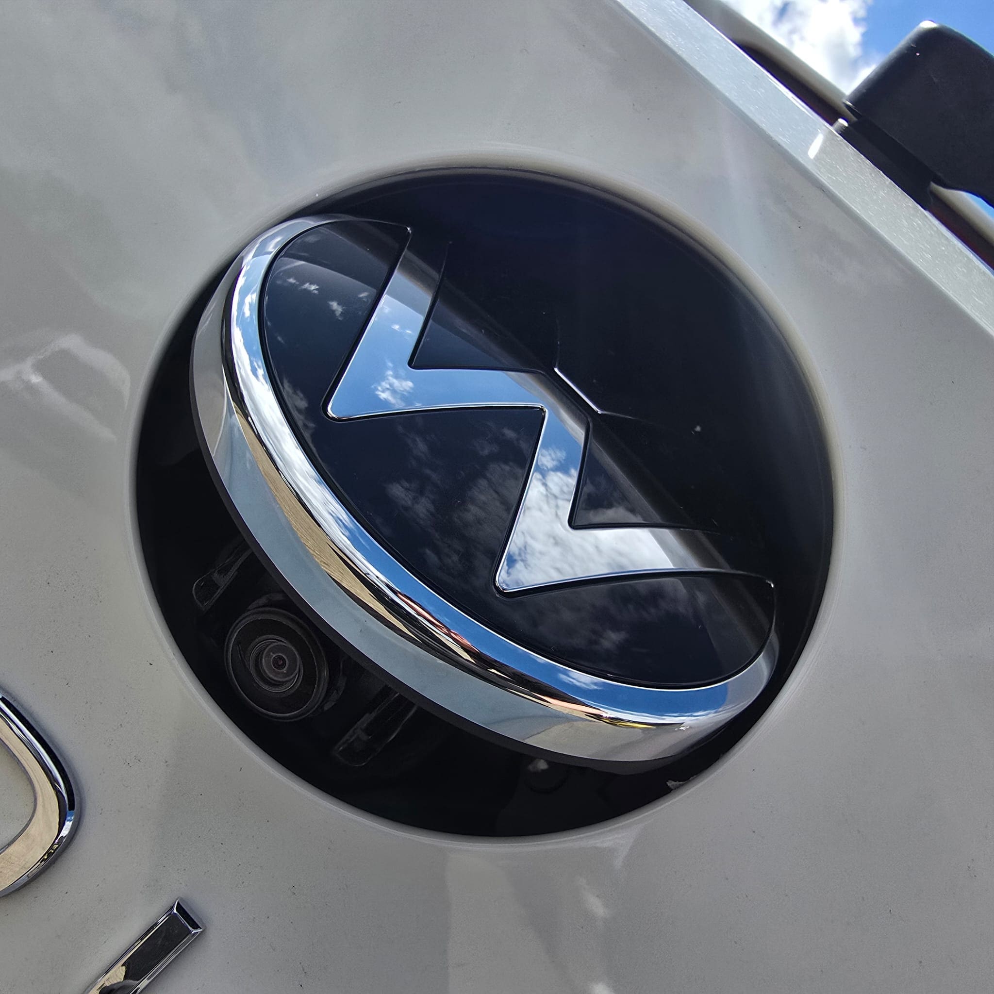 BlackVue front and rear dash cam kit installed neatly in a VW Polo AW
