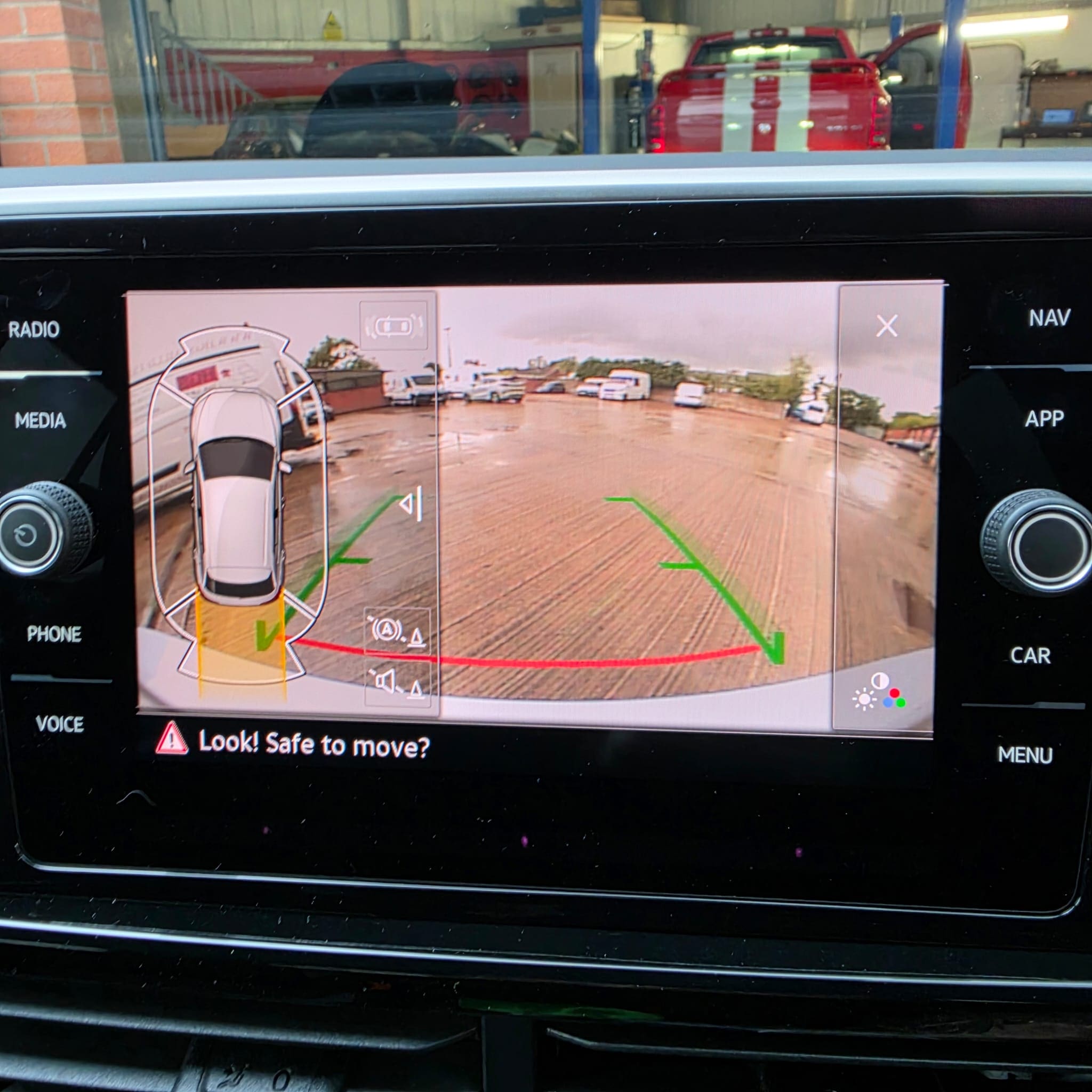 Rear badge camera retrofit work in progress on a Volkswagen T-Roc