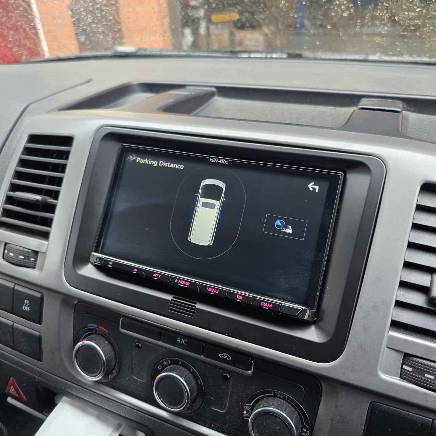 Kenwood wireless CarPlay upgrade in VW T5.1