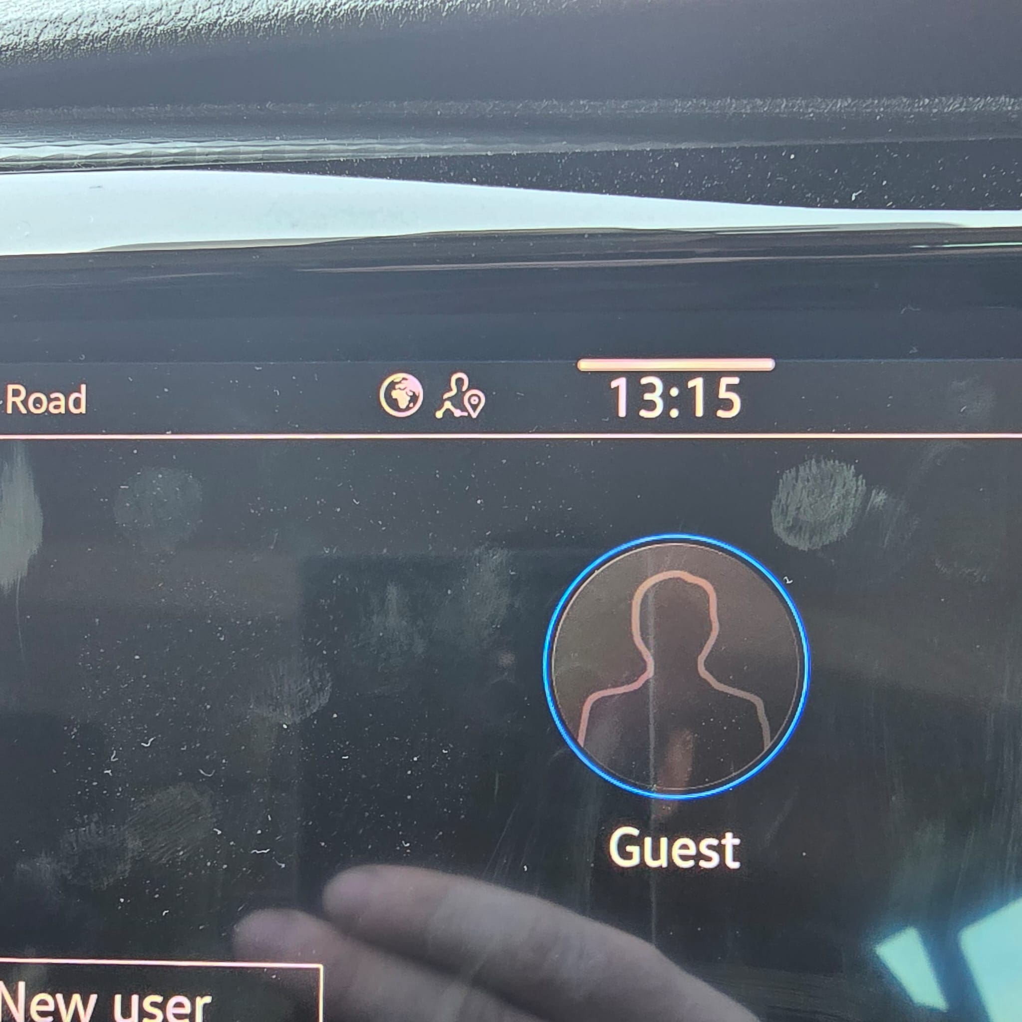 Workshop photo of VW T6.1 after connected functions were restored