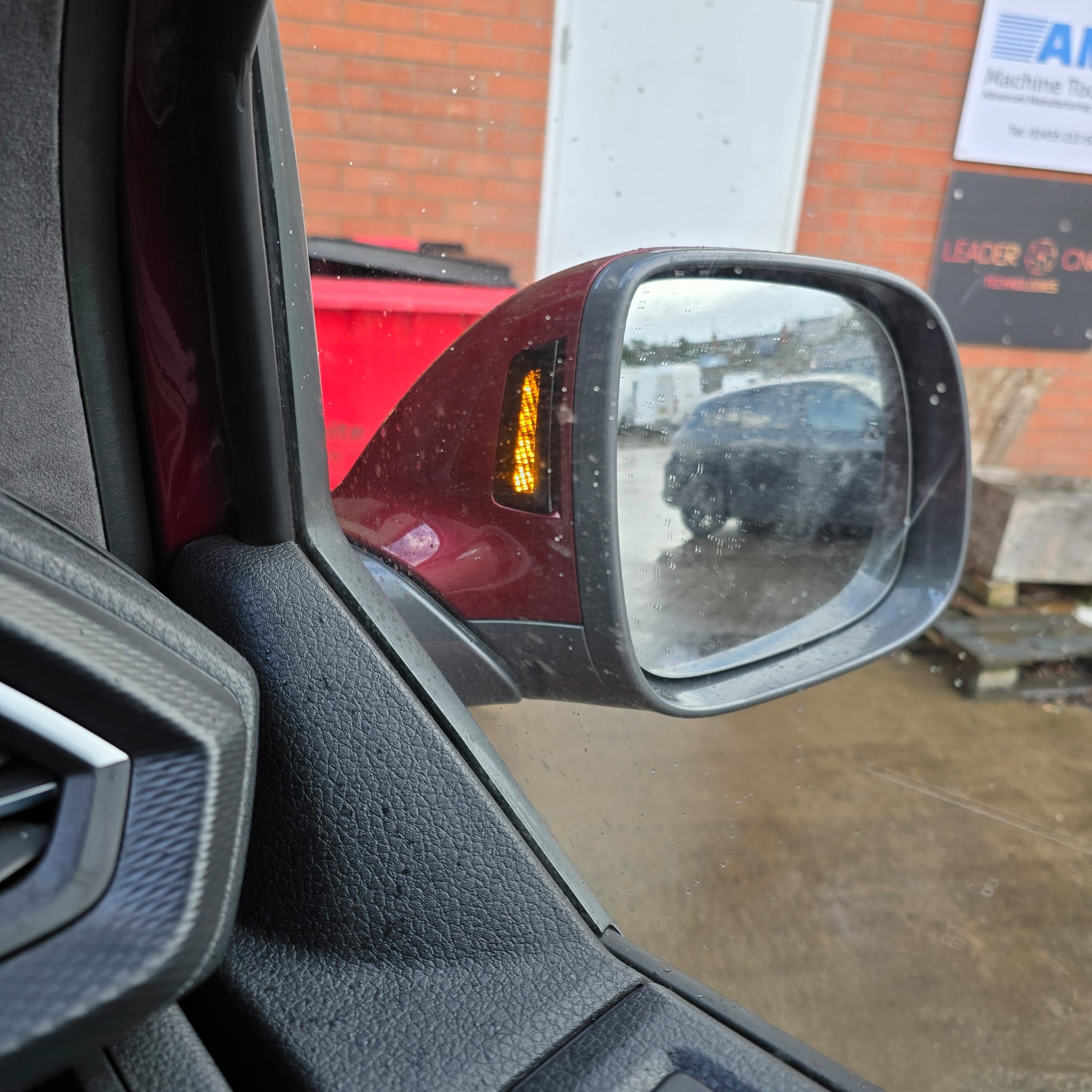 VW T6.1 interior view after heated steering wheel retrofit alongside Side Assist upgrade