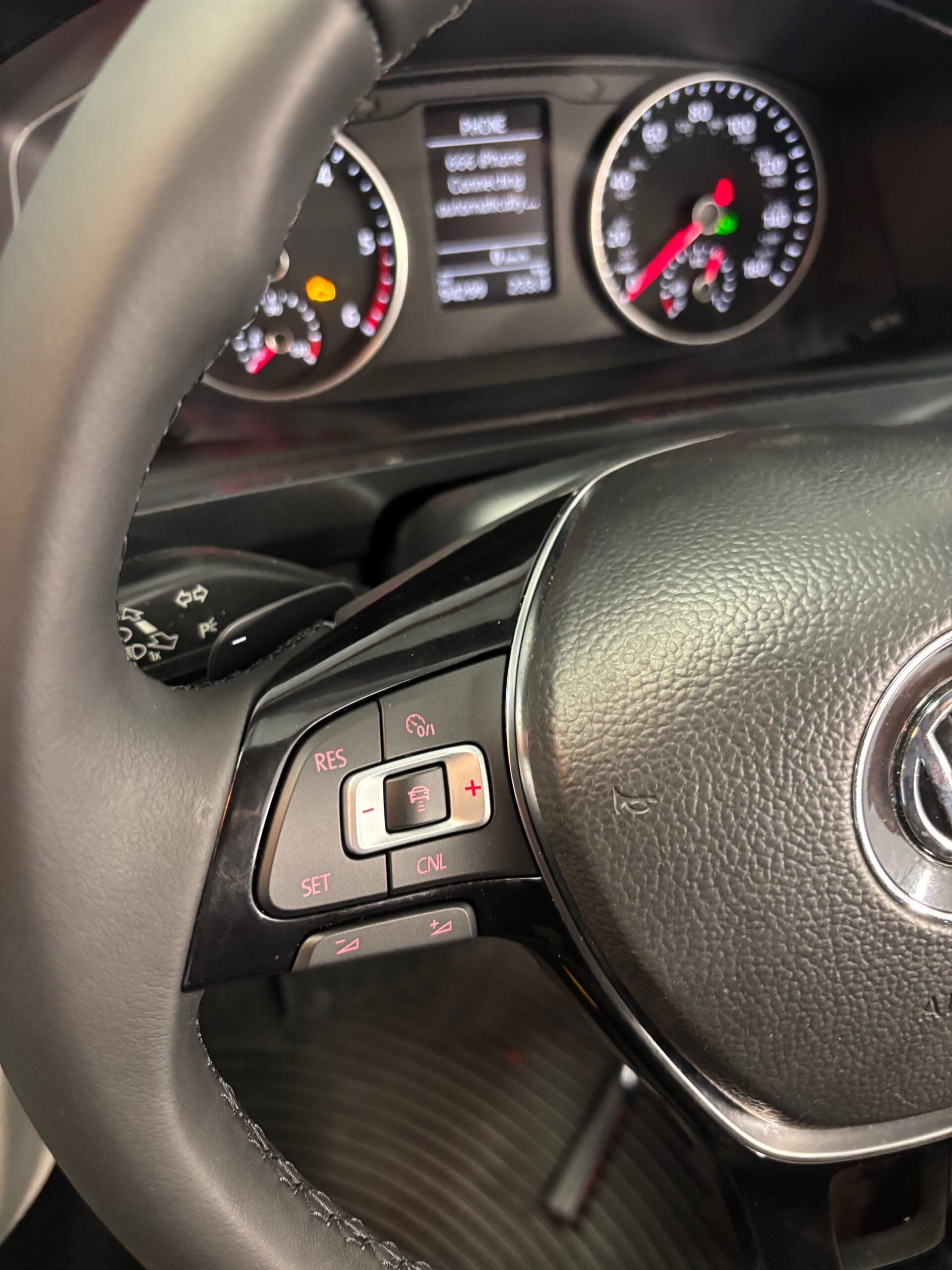 Completed adaptive cruise control comfort upgrade on VW T6 Transporter