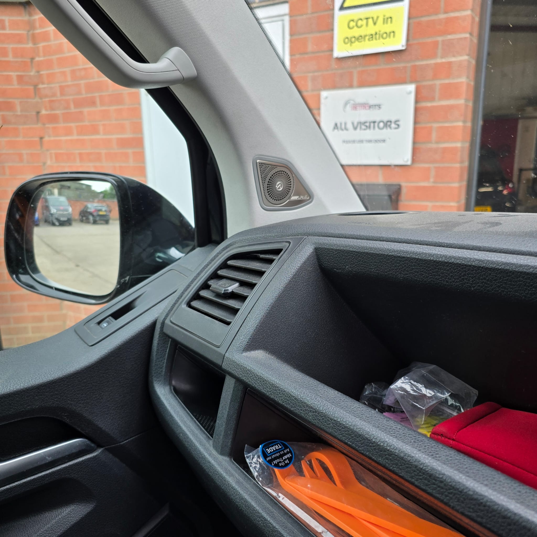 VW T6 Alpine DSP amplifier underseat install