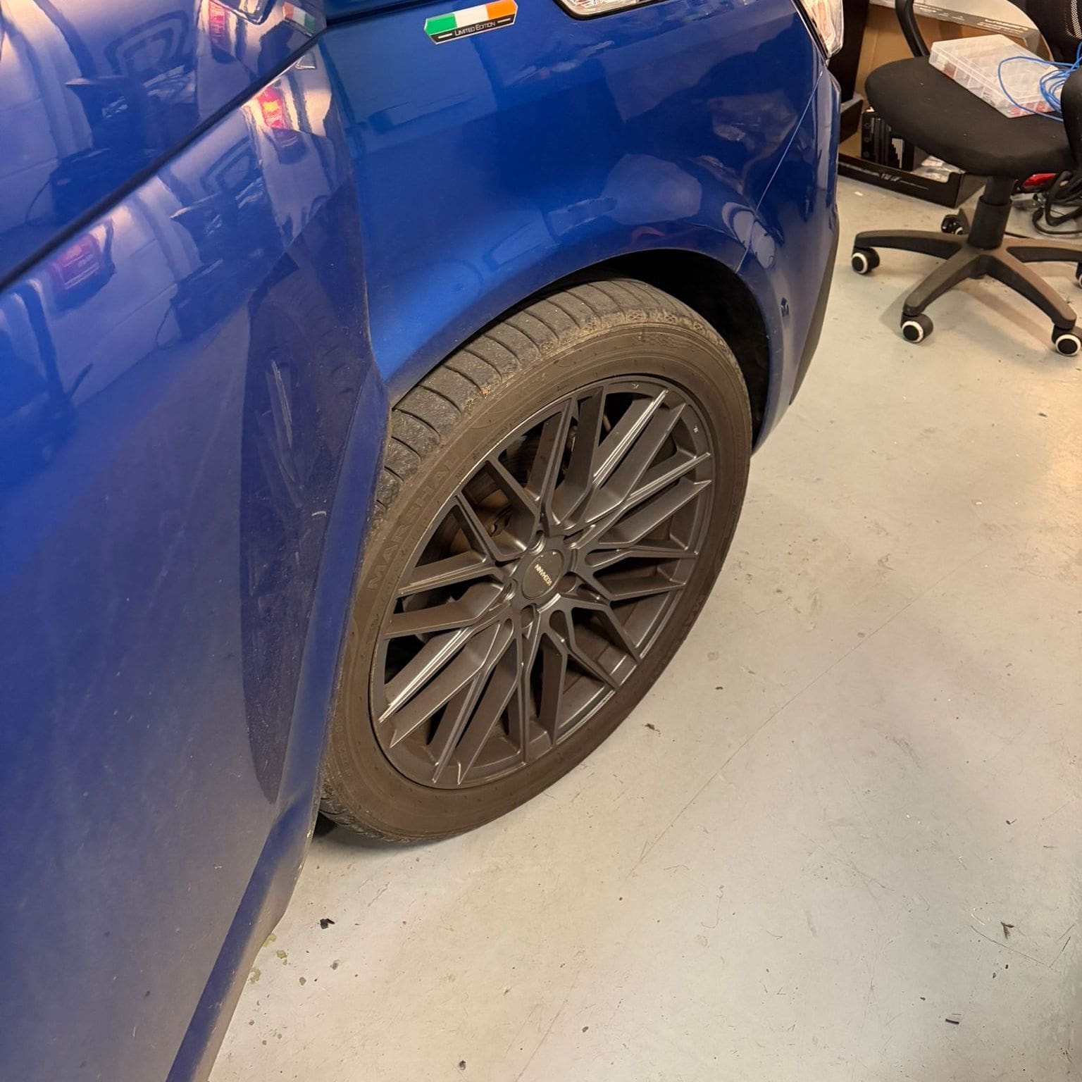 Diagnostic setup used to adjust wheel setting in VW Transporter T6.1 instrument cluster