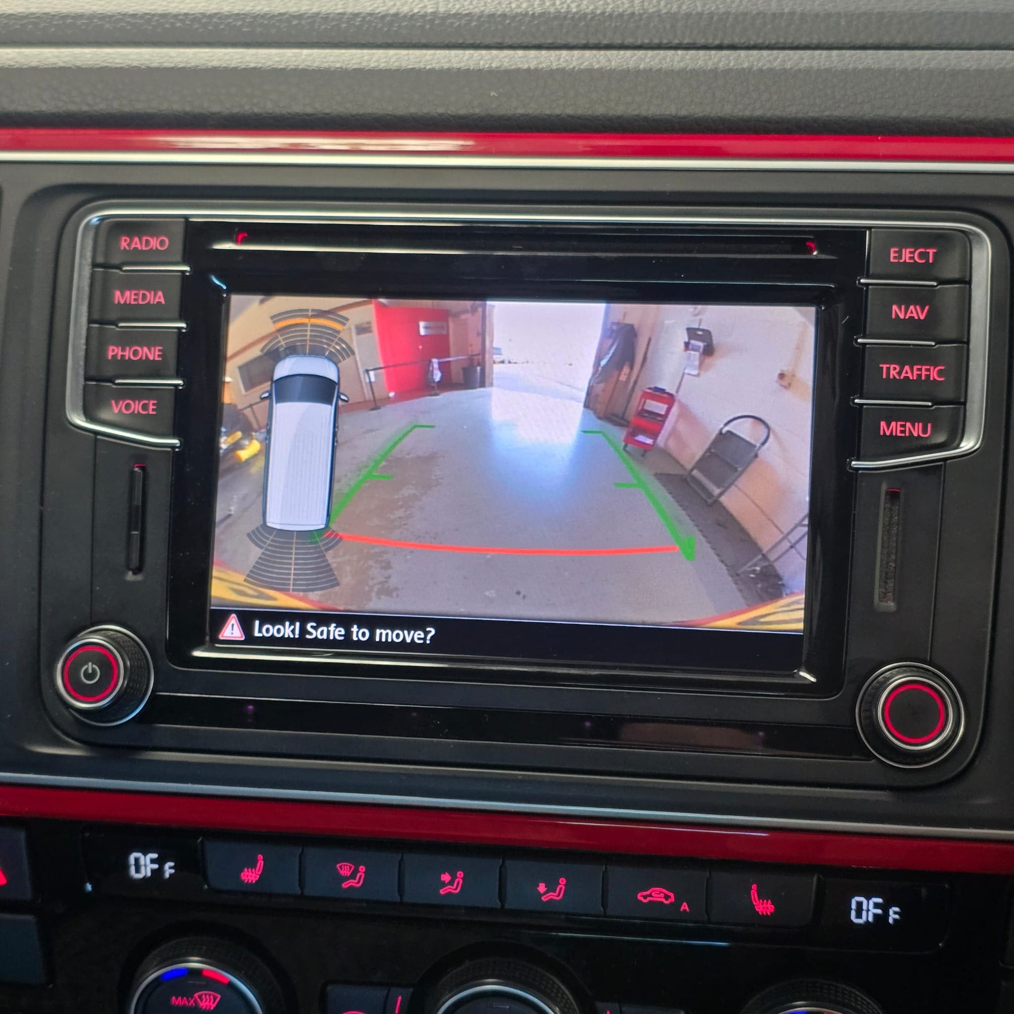VW T6 tailgate fitted with an OEM style reversing camera upgrade