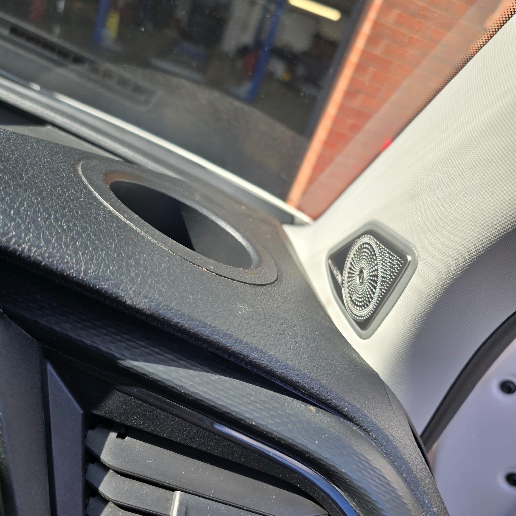 VW T6.1 interior showing finished Alpine Halo 9 fitment with clean dash appearance
